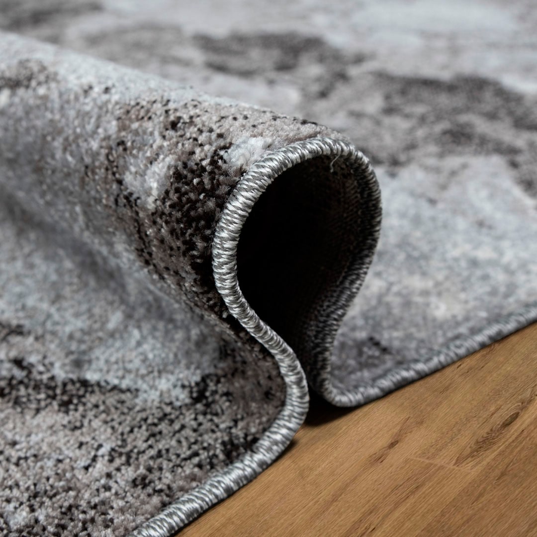 my home Teppich »Sonnenhang« rechteckig 9 mm Höhe mit besonders weichem Flor, Kurzflor, modernes Marmor Design