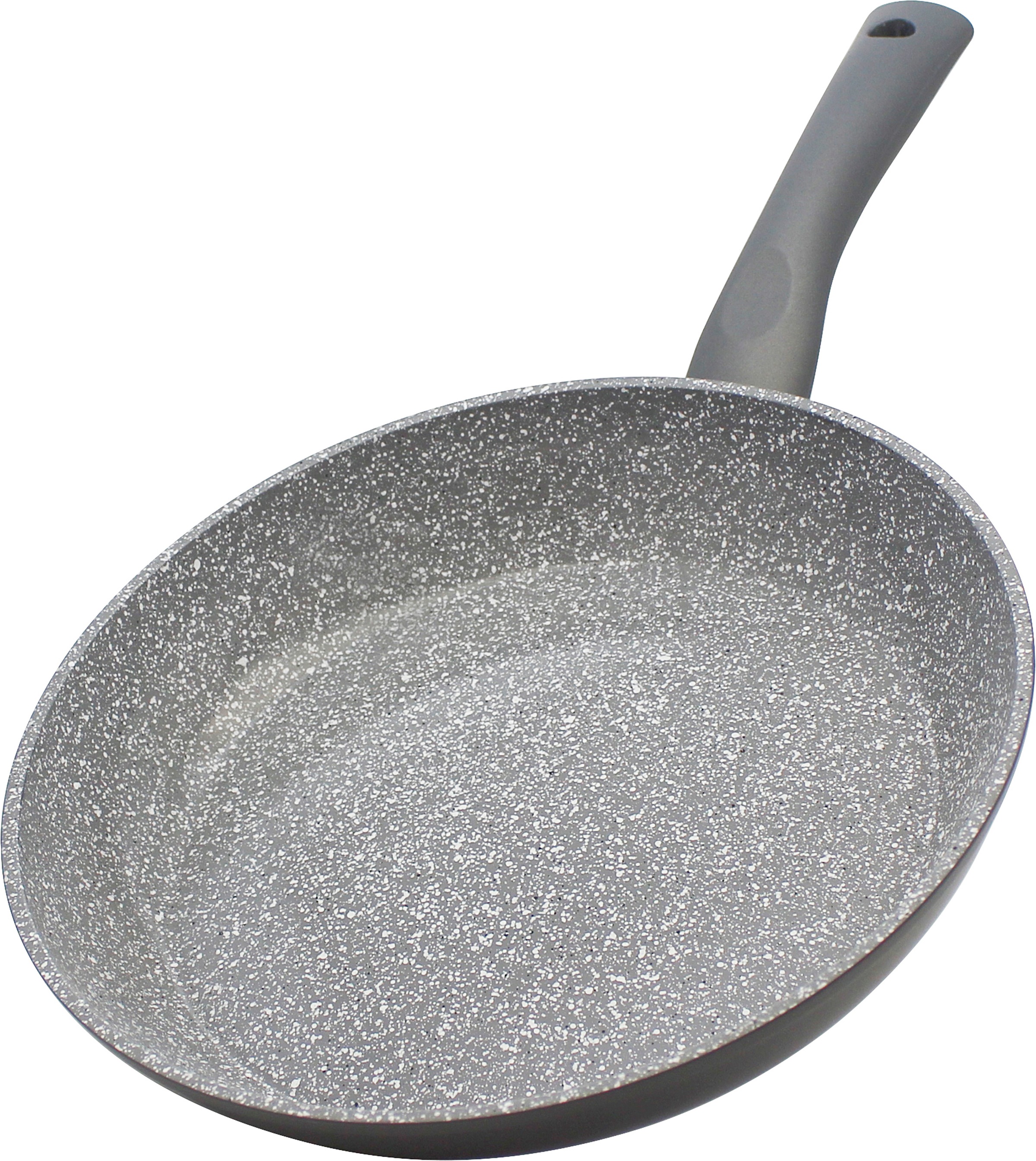 Elo Basic Poêle à frire »Colorio mit farbigem Protektor« Aluminium 1 tlg. hellgrau mit passendem Pfannenschoner