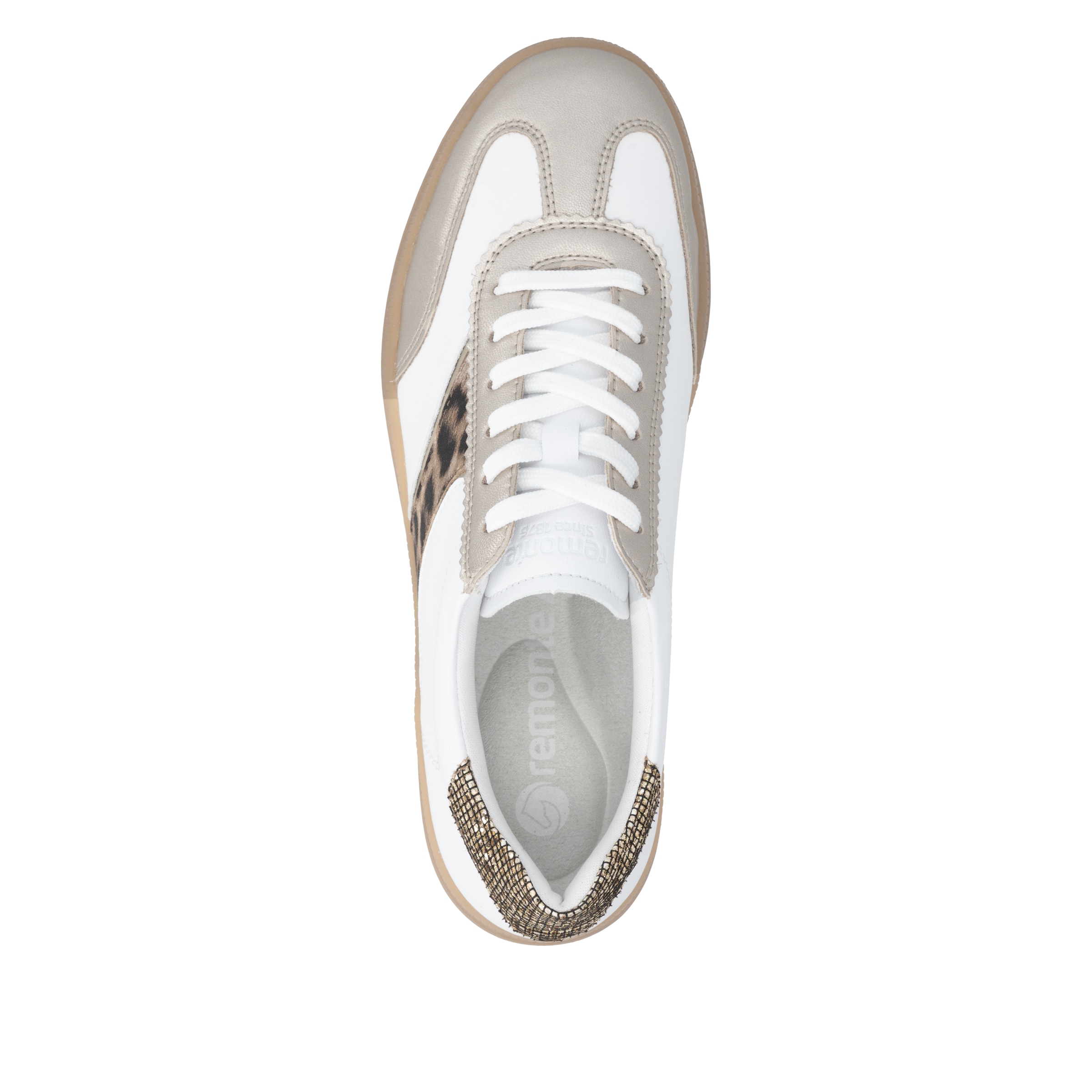 Remonte Sneaker  Freizeitschuh, Halbschuh, Leo-Sneaker mit Wechselfussbett