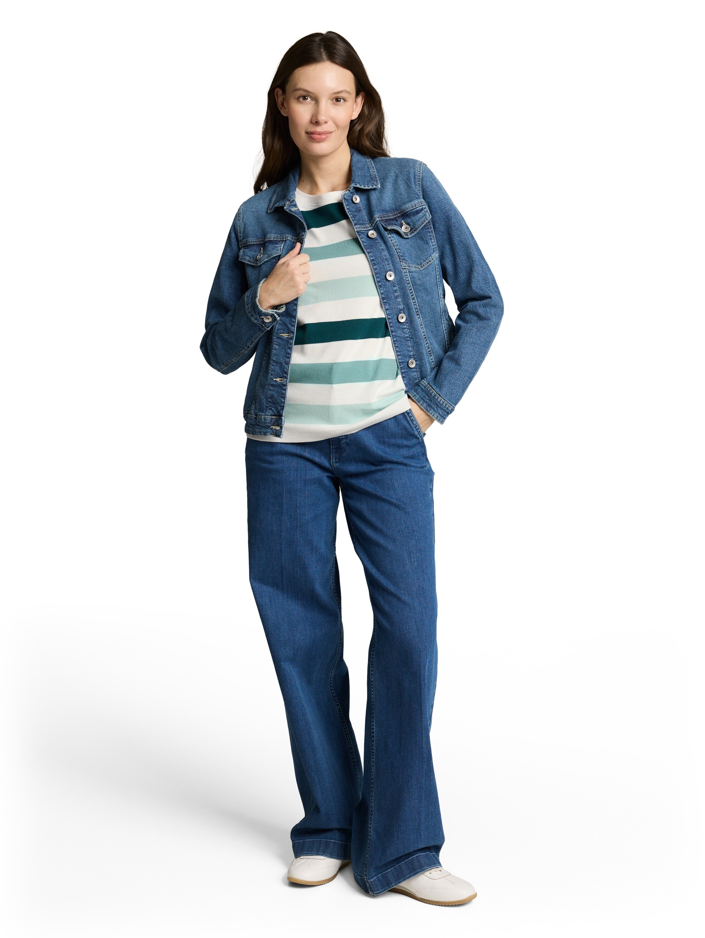 TOM TAILOR T-Shirt mit Streifen Muster