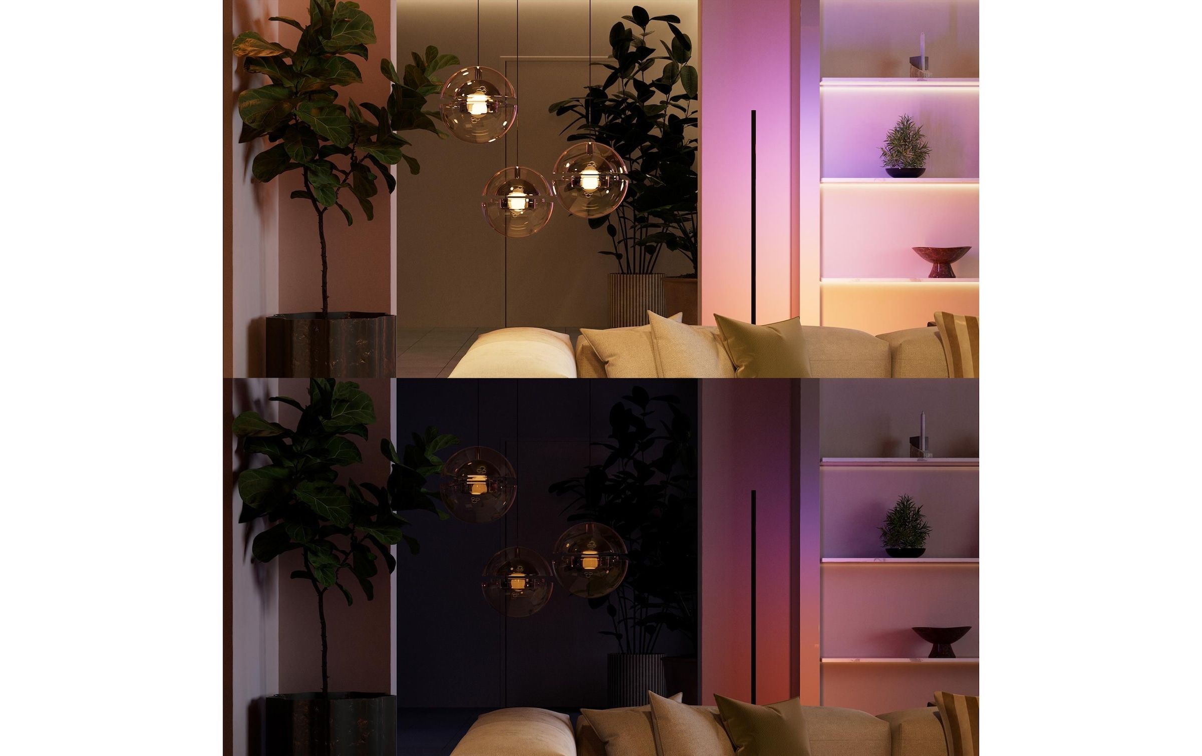 Philips Hue Smart-Home-Steuerelement »Wandschaltermodul, für nicht smarte dimmbare Lampen, Netzbetrieb« 1 Kanal /1C (200W LED / 200W Halogen), App‑ & Sprachsteuerung
