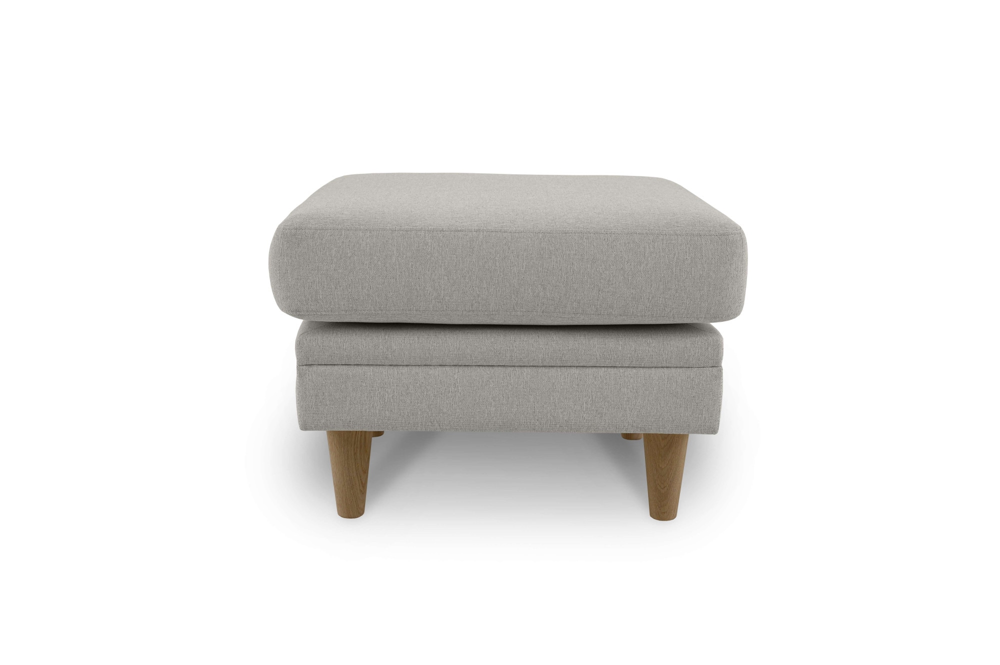 Home affaire Polsterhocker »Arellano, Breite 63 cm« klassisches Design, mit Massivholzfüssen, Webstoff fein, Chenille