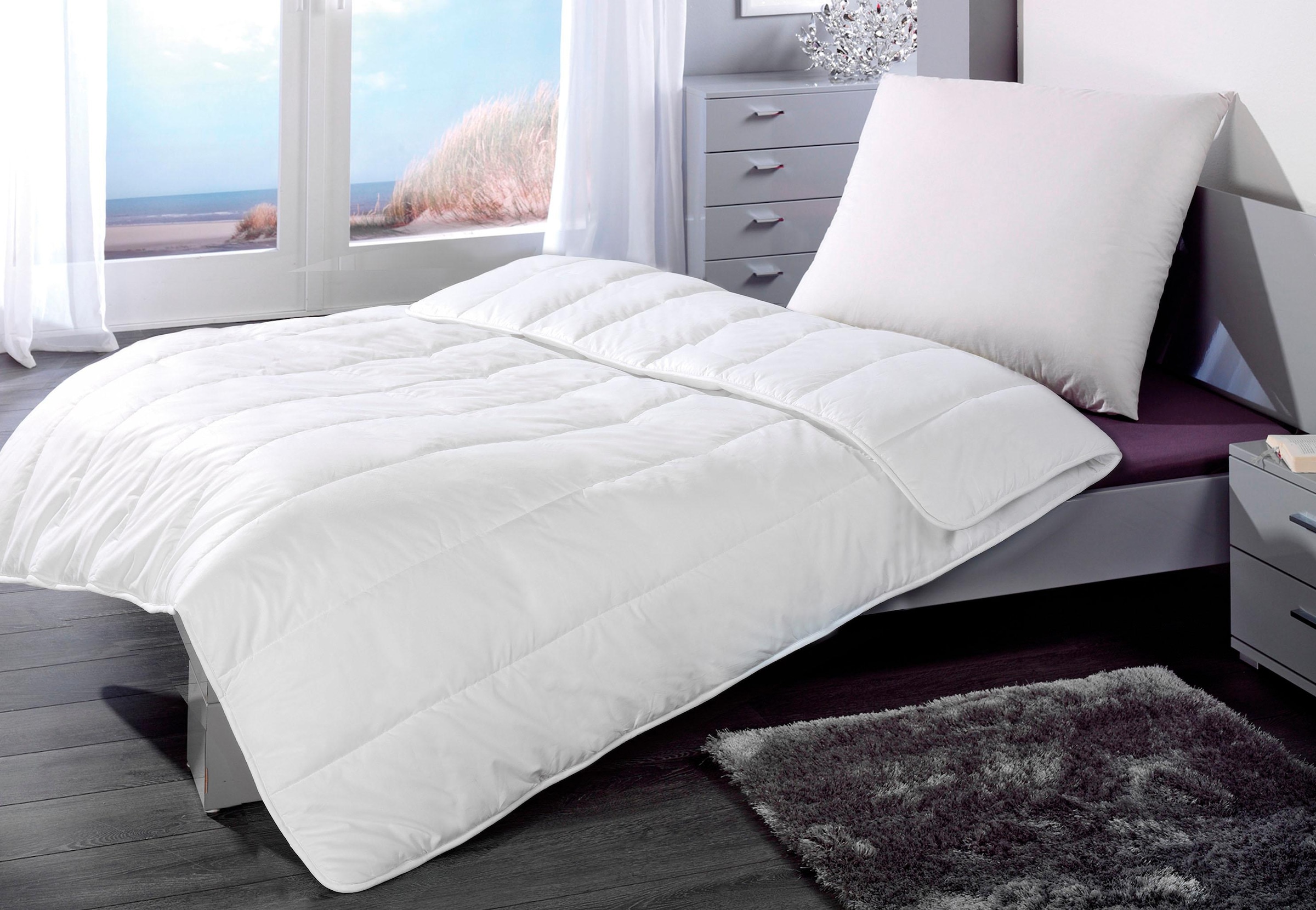 KBT Bettwaren Microfaserbettdecke »Sleep and Dream« normal Füllung Polyesterfaser Bezug Polyester 1 Stk. tlg. supersoft und kuschelig