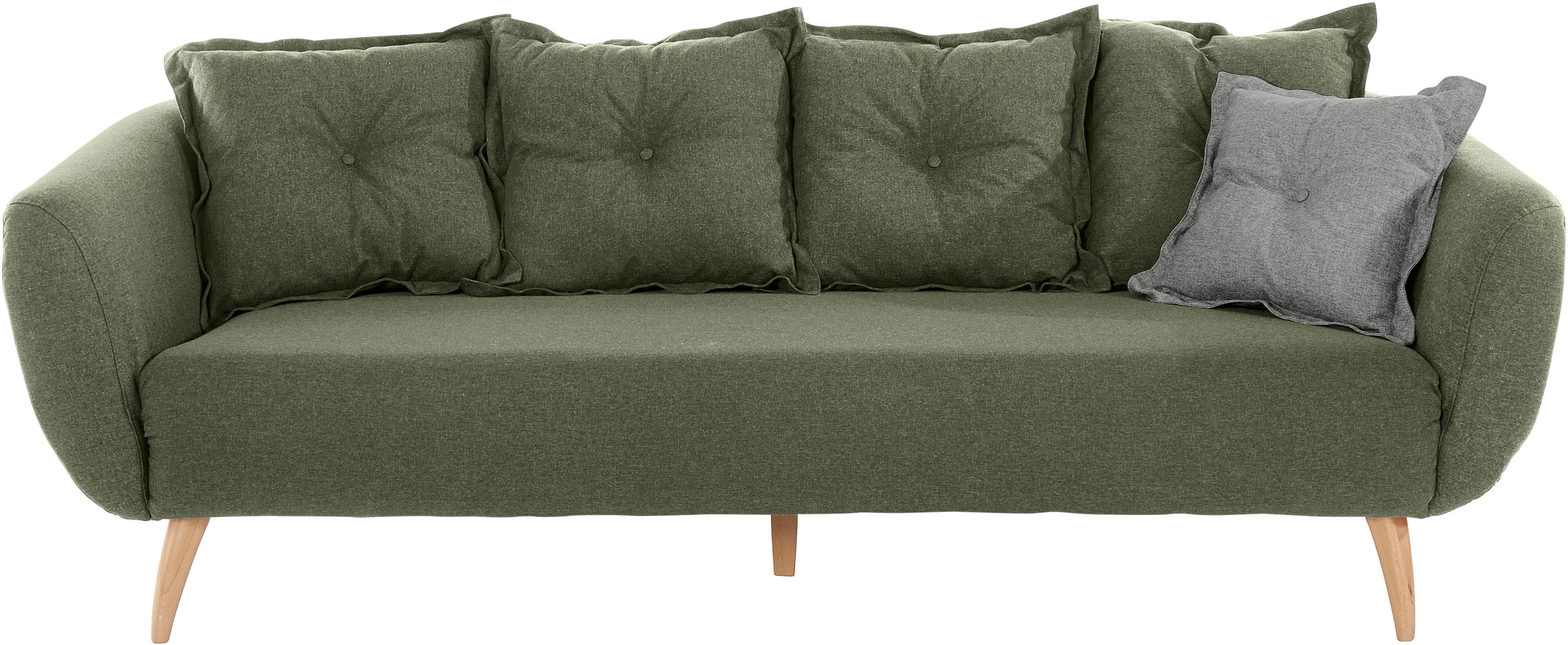 Home affaire 3-Sitzer »Baggio modern und romantisches Design, bequem« Zierkissen inklusive