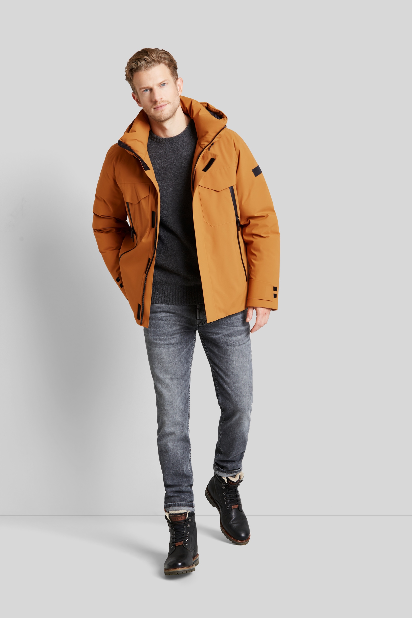 bugatti Blouson mit Kapuze wind- & wasserabweisend