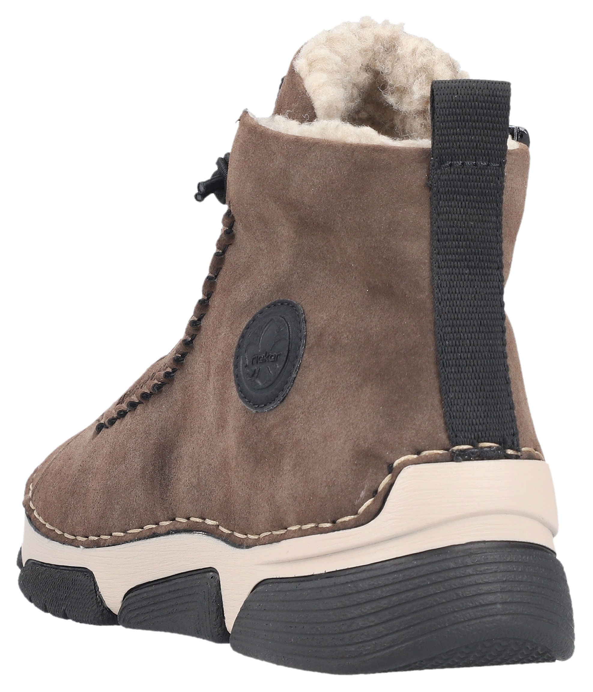 Rieker Winterboots  Winterstiefelette, Outdoorboots, Warmfutter, mit Innenreissverschluss