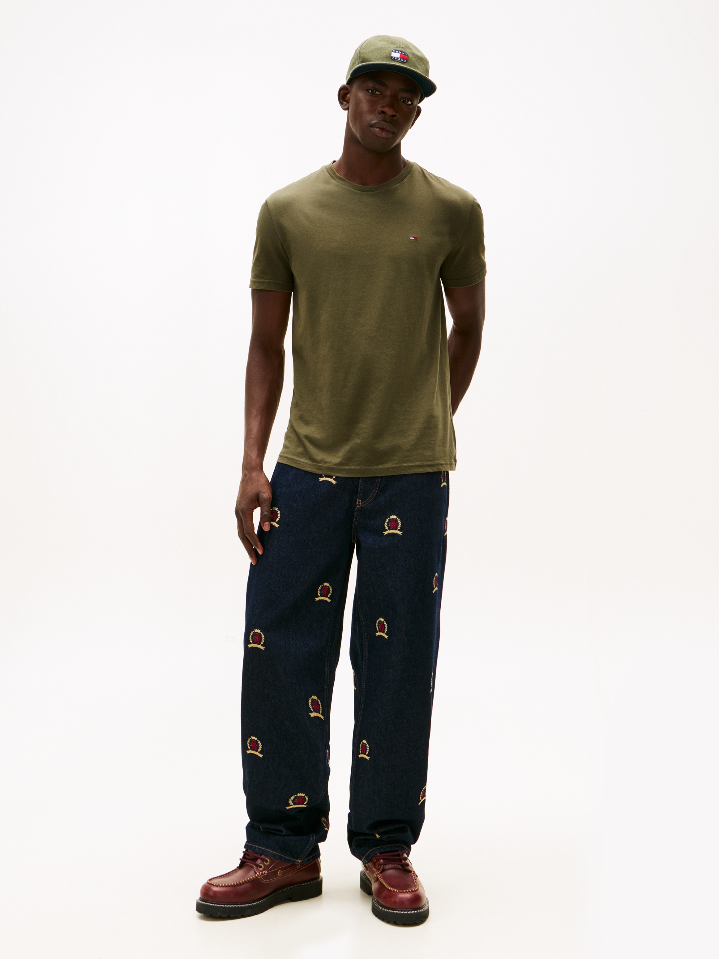 Tommy Jeans T-Shirt »TJM EXTRA SLIM 3 PACK« Packung, 3 Mit Rundhalsausschnitt