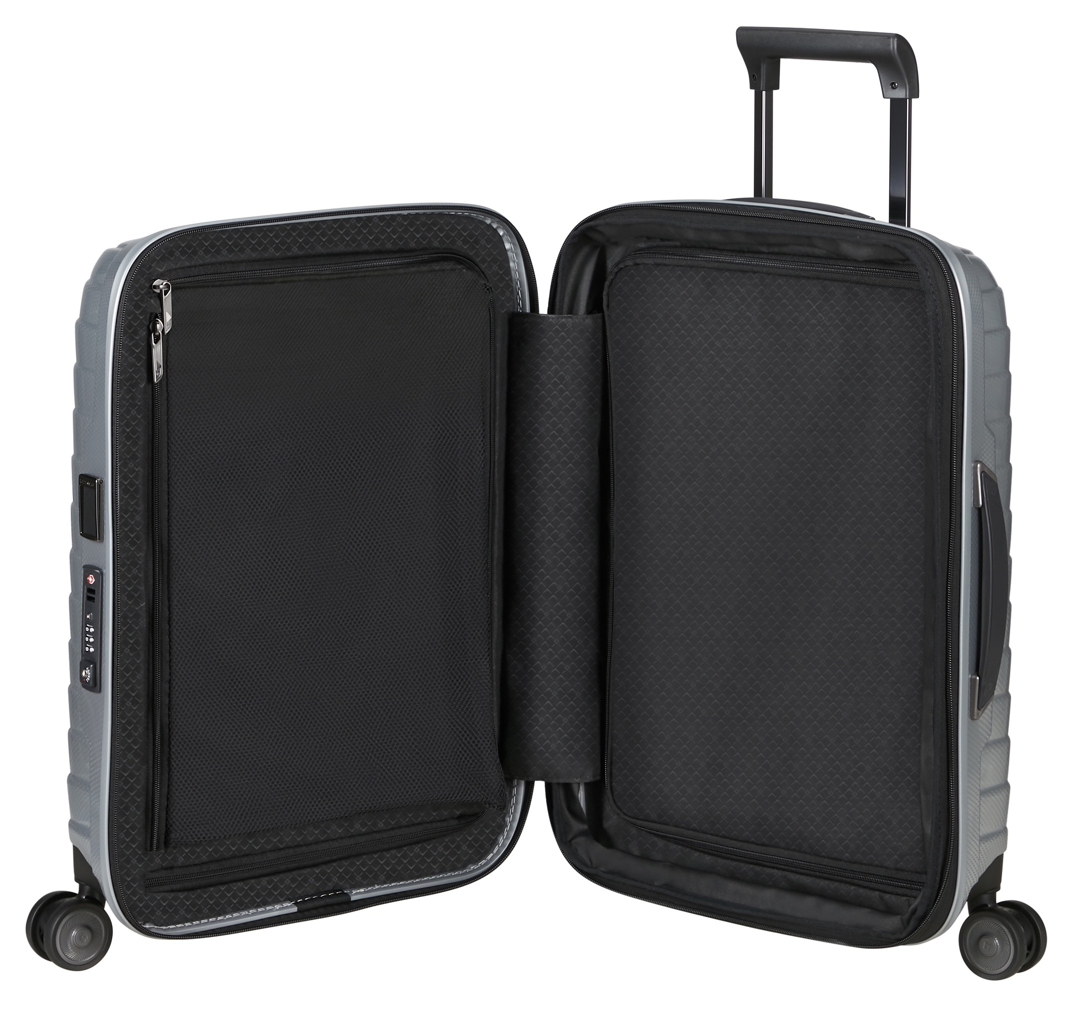 Samsonite Trolley à coque dure »PROXIS, verschiedene Farben« 40 litre 4 Rollen en polypropylène, poignée de transport en haut et sur le côté