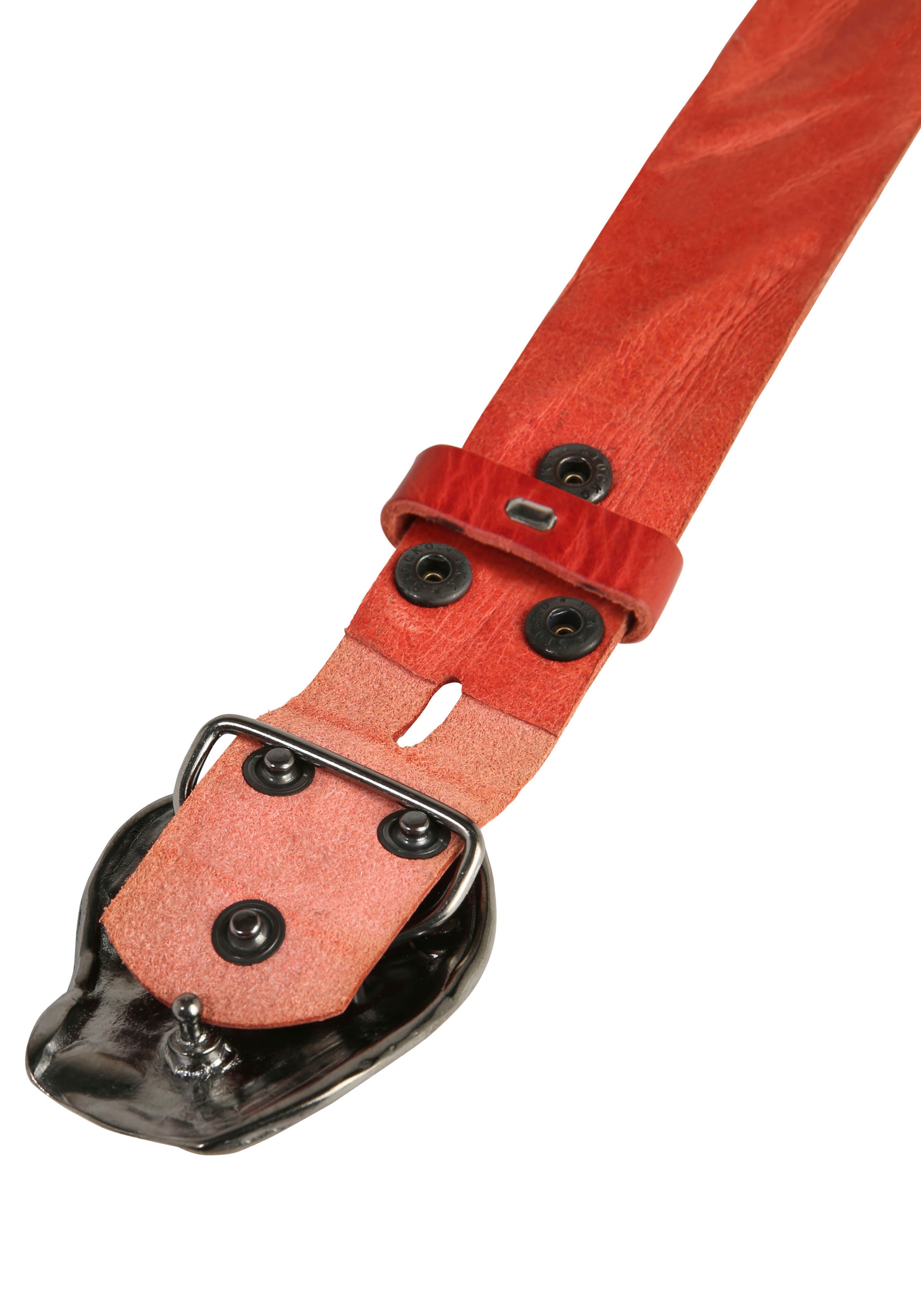 Rettungsring Gürtel Ledergürtel mit austauschbarer Schliesse »Auster Muschel Schwarz«