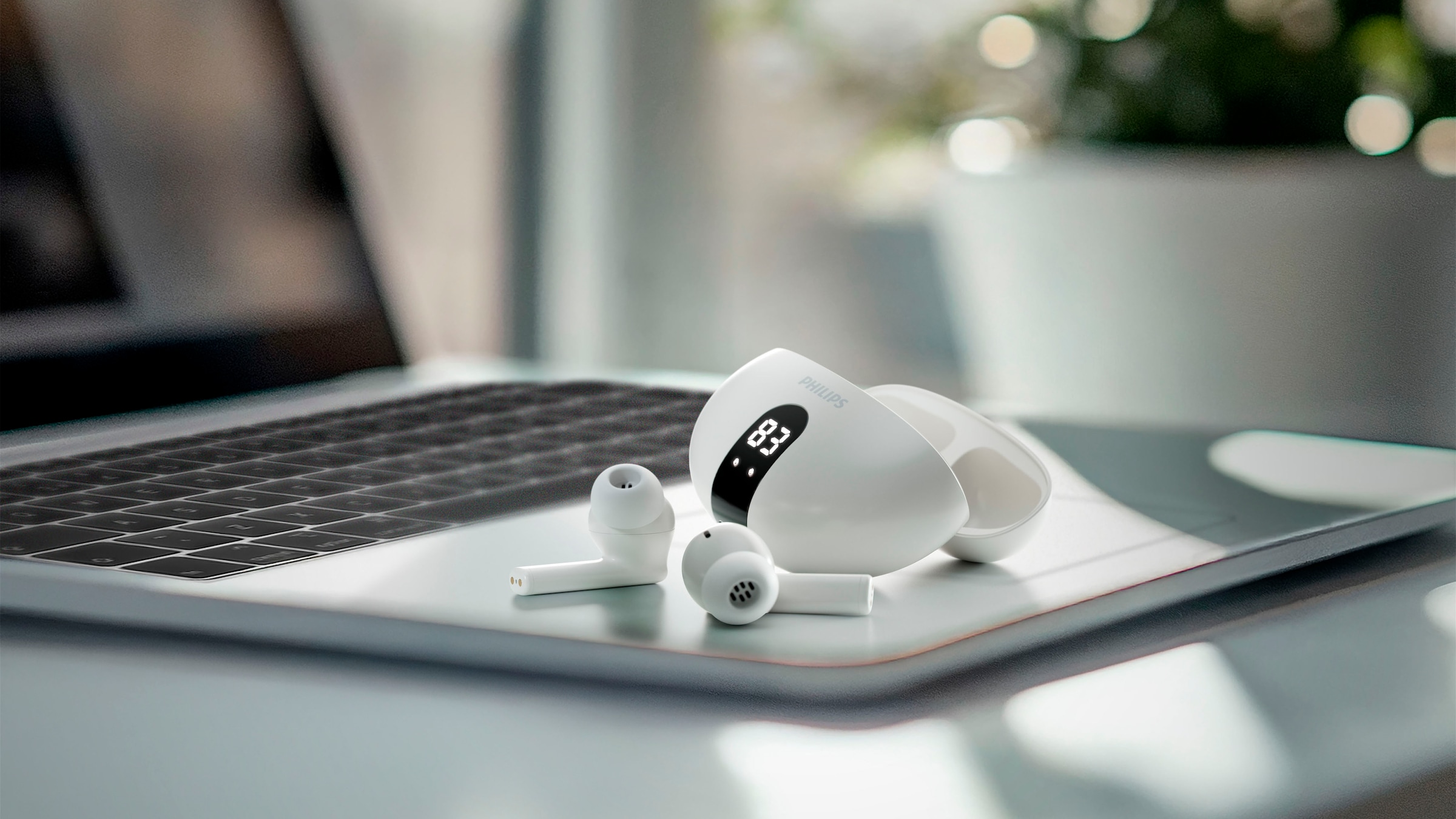 Philips wireless In-Ear-Kopfhörer »TAT 2520« Bluetooth Adaptive Noise-Cancelling | Freisprechfunktion | Multi-Point-Verbindung | Rauschunterdrückung | Sprachsteuerung | kompatibel mit Siri