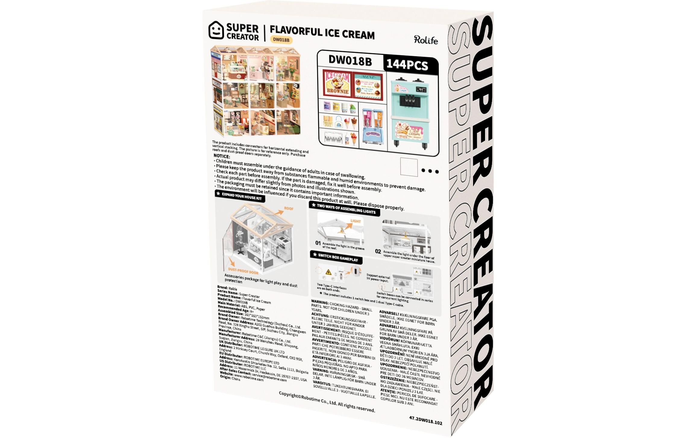   Modellbausatz »RoboTime Flavorful Ice Cream«