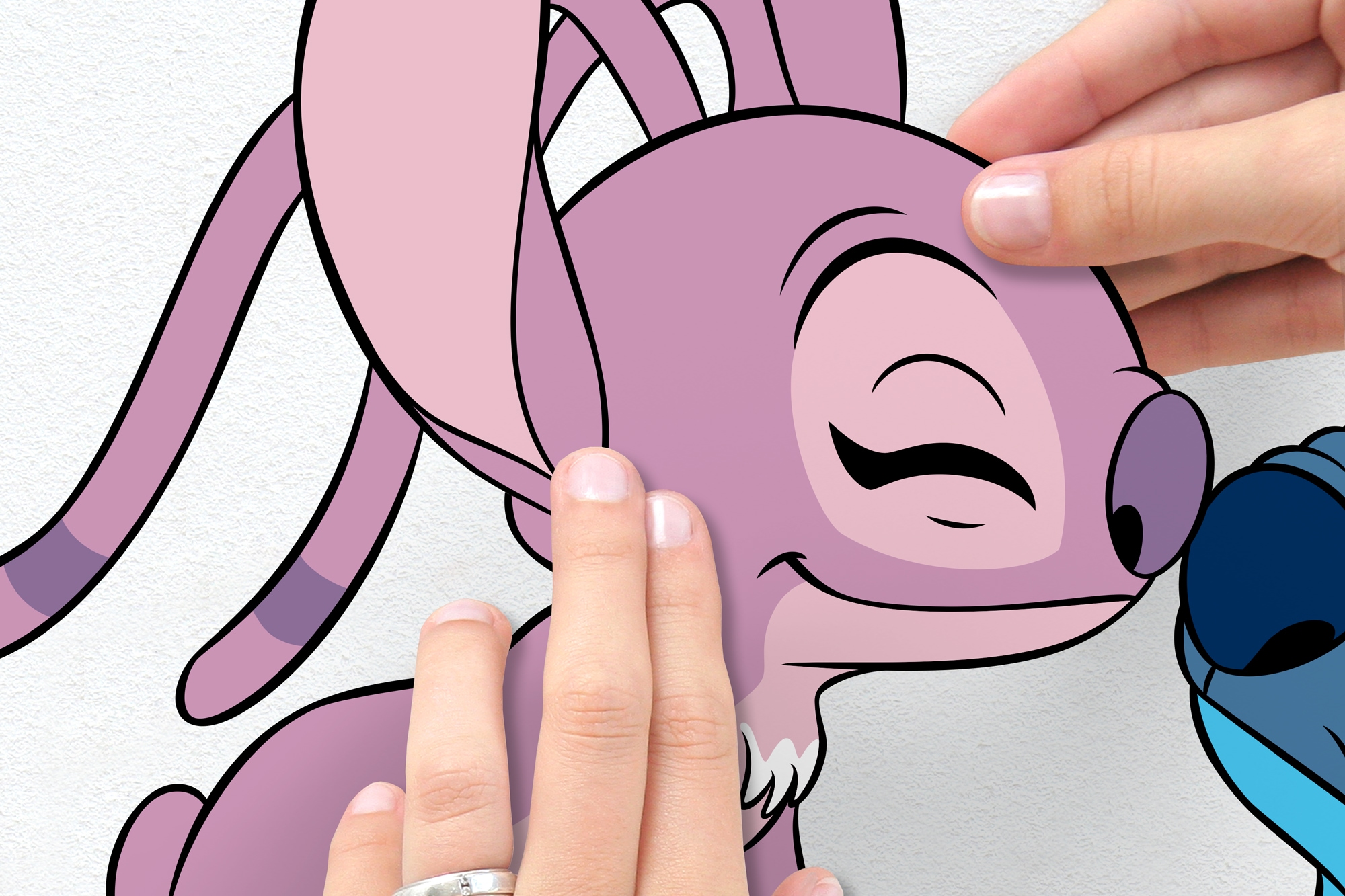 Komar Autocollant mural »Stitch and Angel Cutie - Grösse 50 x 70 cm« selbstklebend, Wandsticker, Kinderzimmer