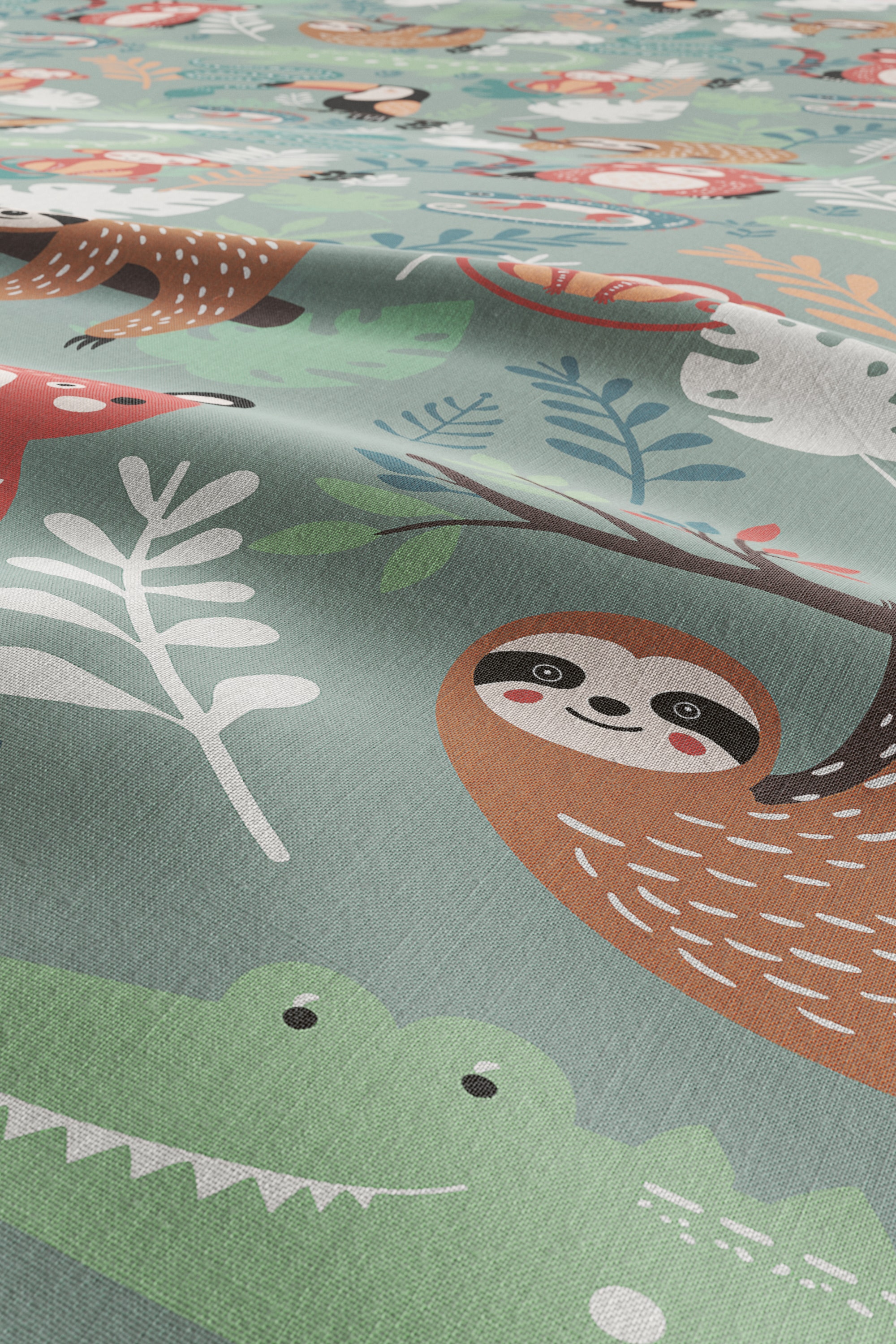 Lüttenhütt Linge de lit pour enfants »CUDDLEE« 2 cuis tlg. in vielen Designs: Dino,Einhorn,Weltraum,Baustelle,Herz,Trecker,Safari