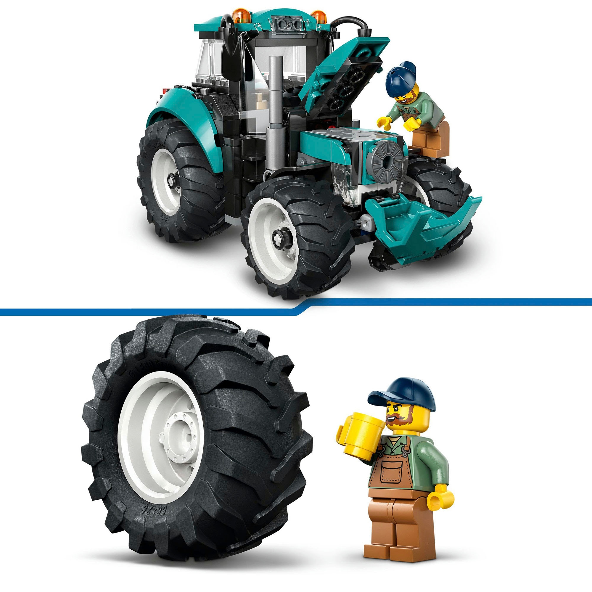 LEGO® Konstruktionsspielsteine »Traktor (60498), LEGO City« Made in Europe