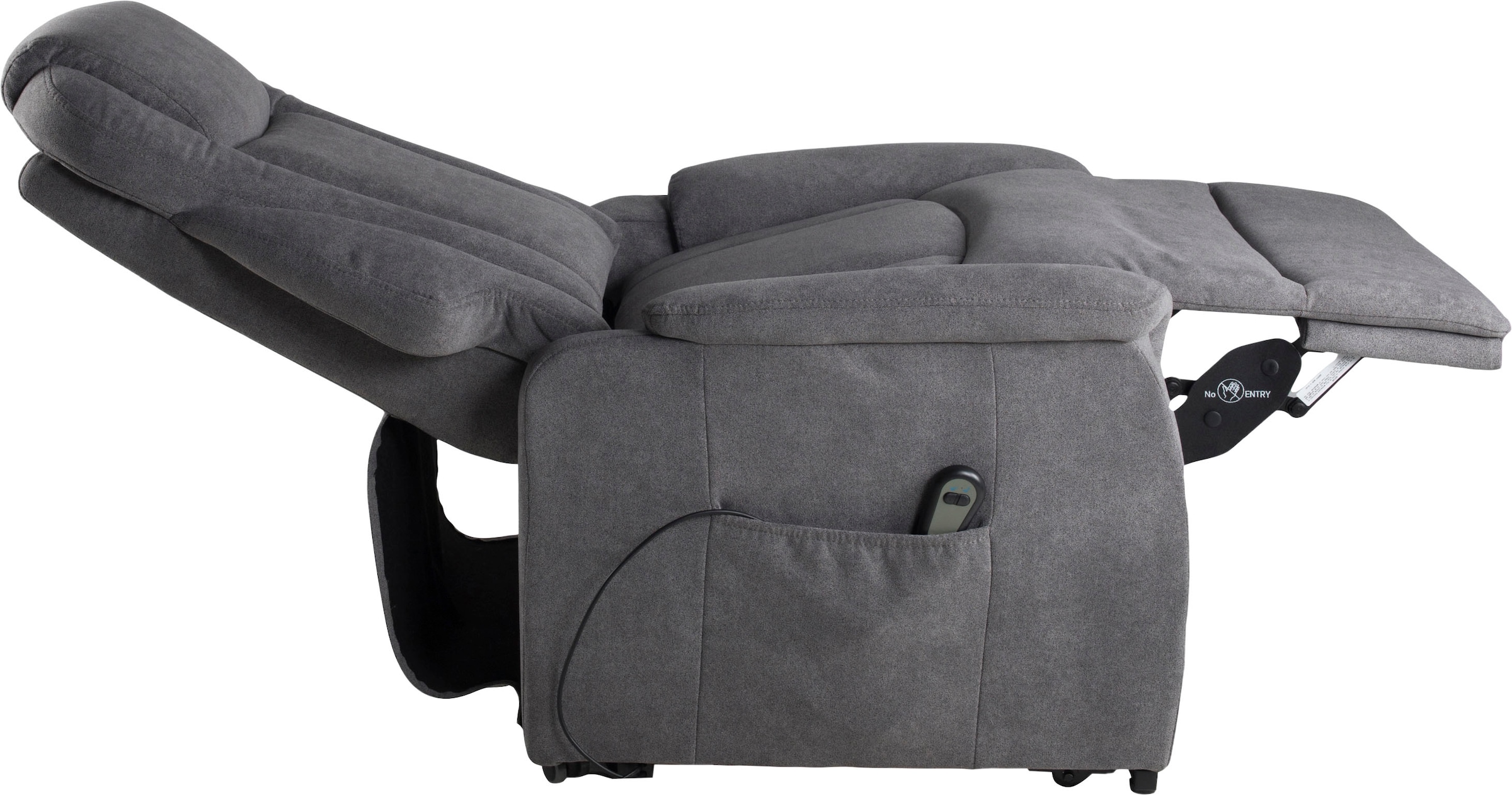 Duo Collection TV-Sessel »Toronto XXL mit elektrischer Aufstehhilfe und Relaxfunktion« bis 150kg belastbar, Taschenfederkern, Stahlwellenunterfederung