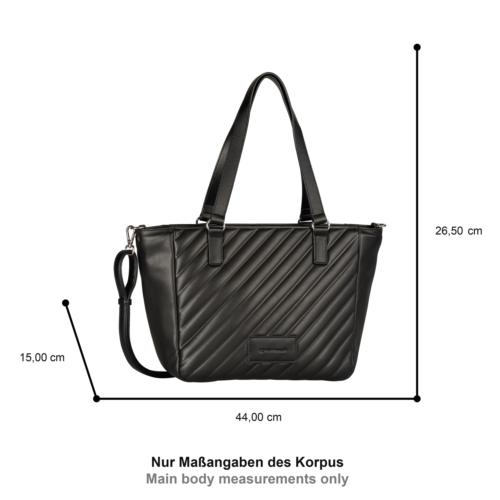 TOM TAILOR Shopper »Mirela« doucement rembourré et élégant dans des formats tendance