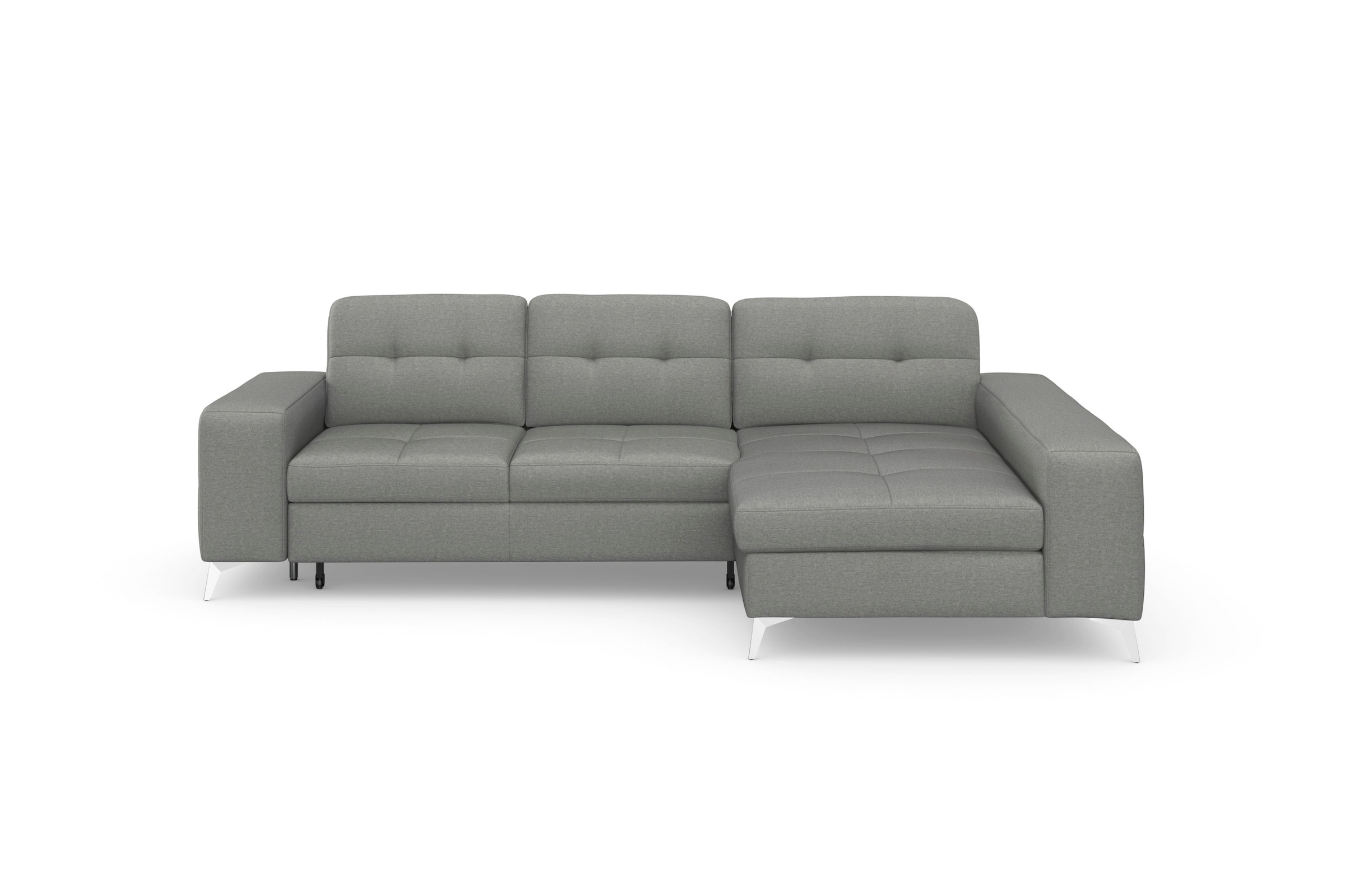 sit&more Ecksofa »Baviene L-Form« inklusive Sitztiefenverstellung und Federkern, wahlweise Bettfunktion