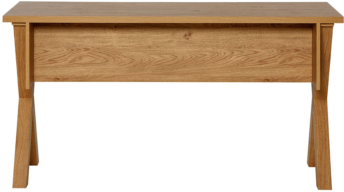 Jahnke Schreibtisch »X-CLUB D 15« 1 Stk. tlg. grosse Arbeitsfläche, stabiles X-Gestell, Stauraum, Breite ca. 146 cm