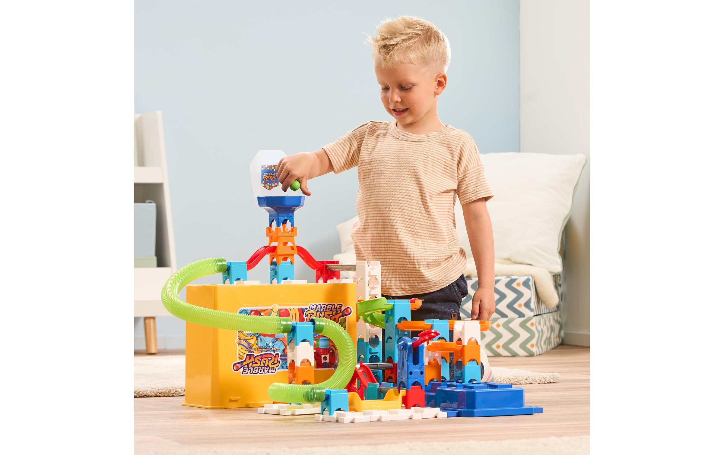 Vtech® Lernspielzeug »Marble Rush Build & Store Box Set M400 -DE-«
