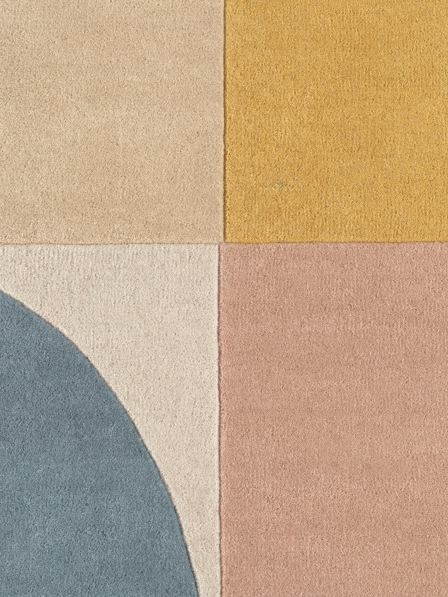 Ted Baker Tapis en laine »Curzon« Rectangulaire 17 mm Höhe Laine, tapis naturel, fait main, salon, chambre à coucher, coloré