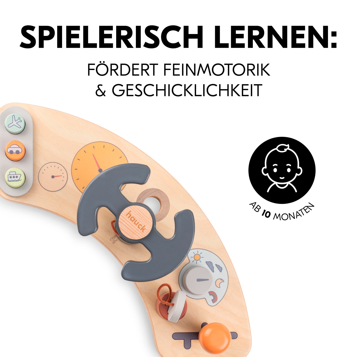 Hauck Planche de motricité »Play Cockpit für hauck Spielbrett Play Tray« FSC® - schützt Wald