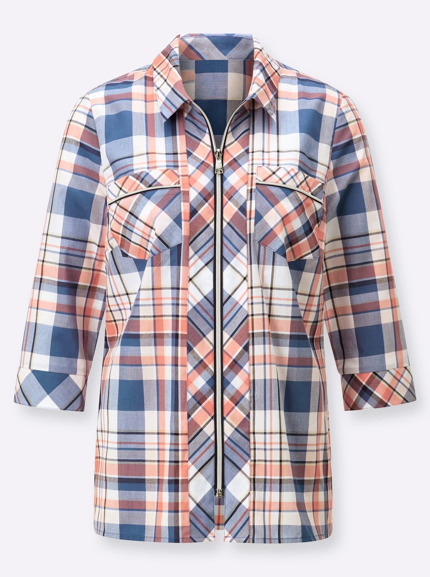 Casual Looks Blouse à carreaux