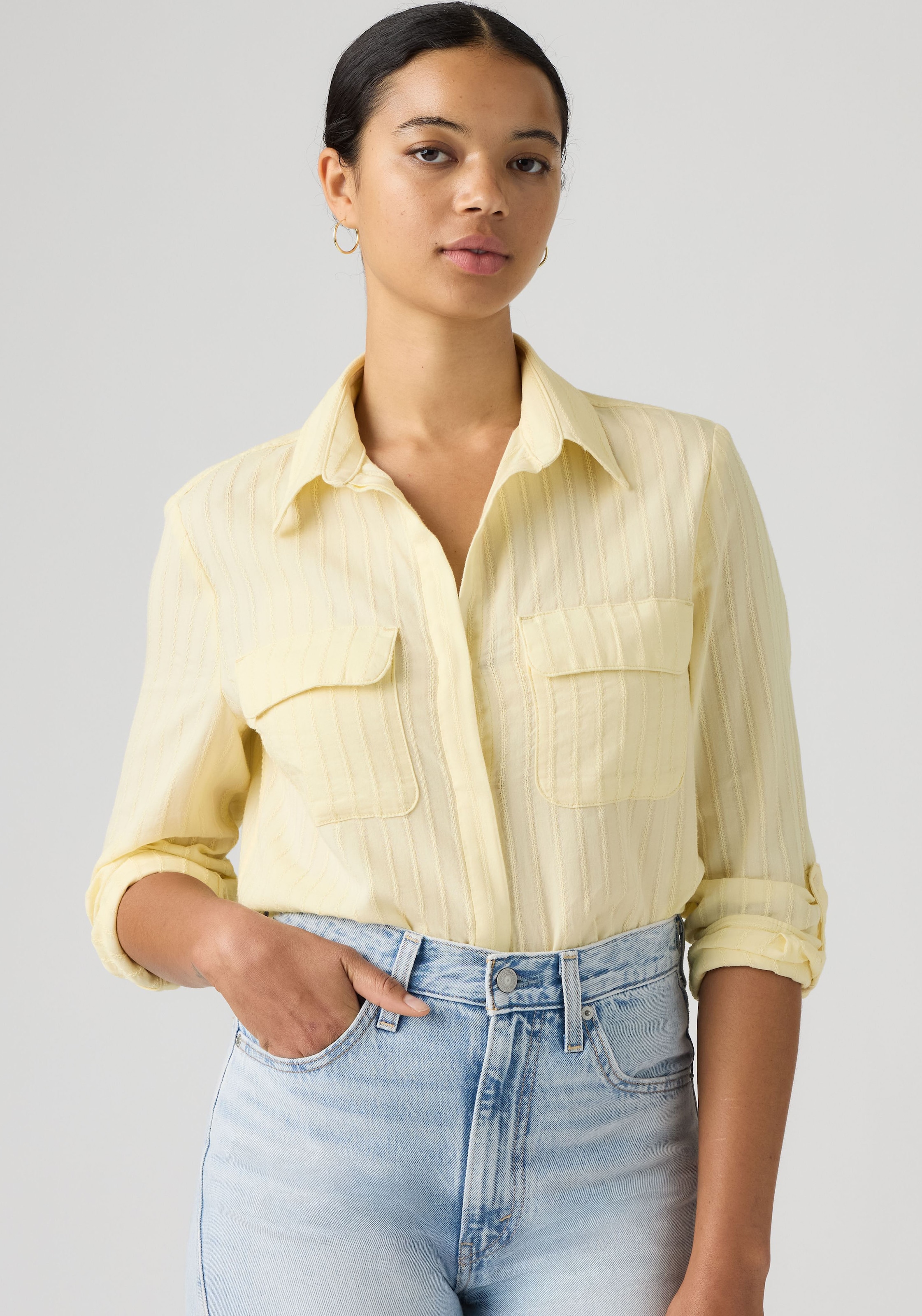 Levi's® Blouse chemise manches retroussables avec patte