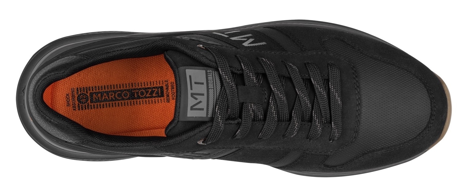 MARCO TOZZI Sneakers  chaussure de loisir, chaussure basse, chaussure à lacets en mélange de matériaux