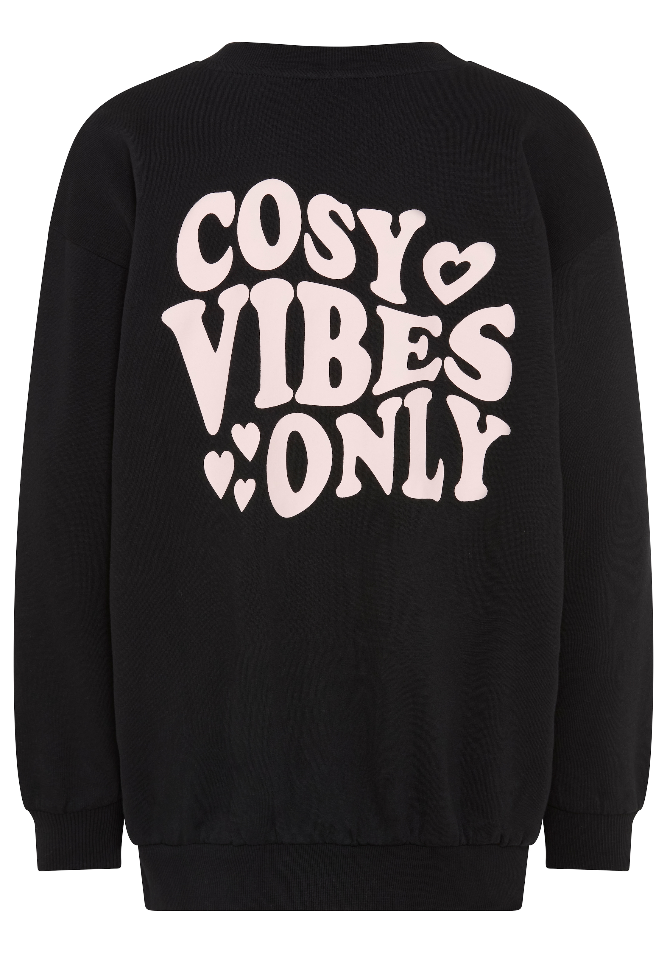 KIDSWORLD Sweat-shirt »Rückenprint Sweatshirt in lockerer Form«, sweatshirt large avec impression devant et dos, forme confortable
