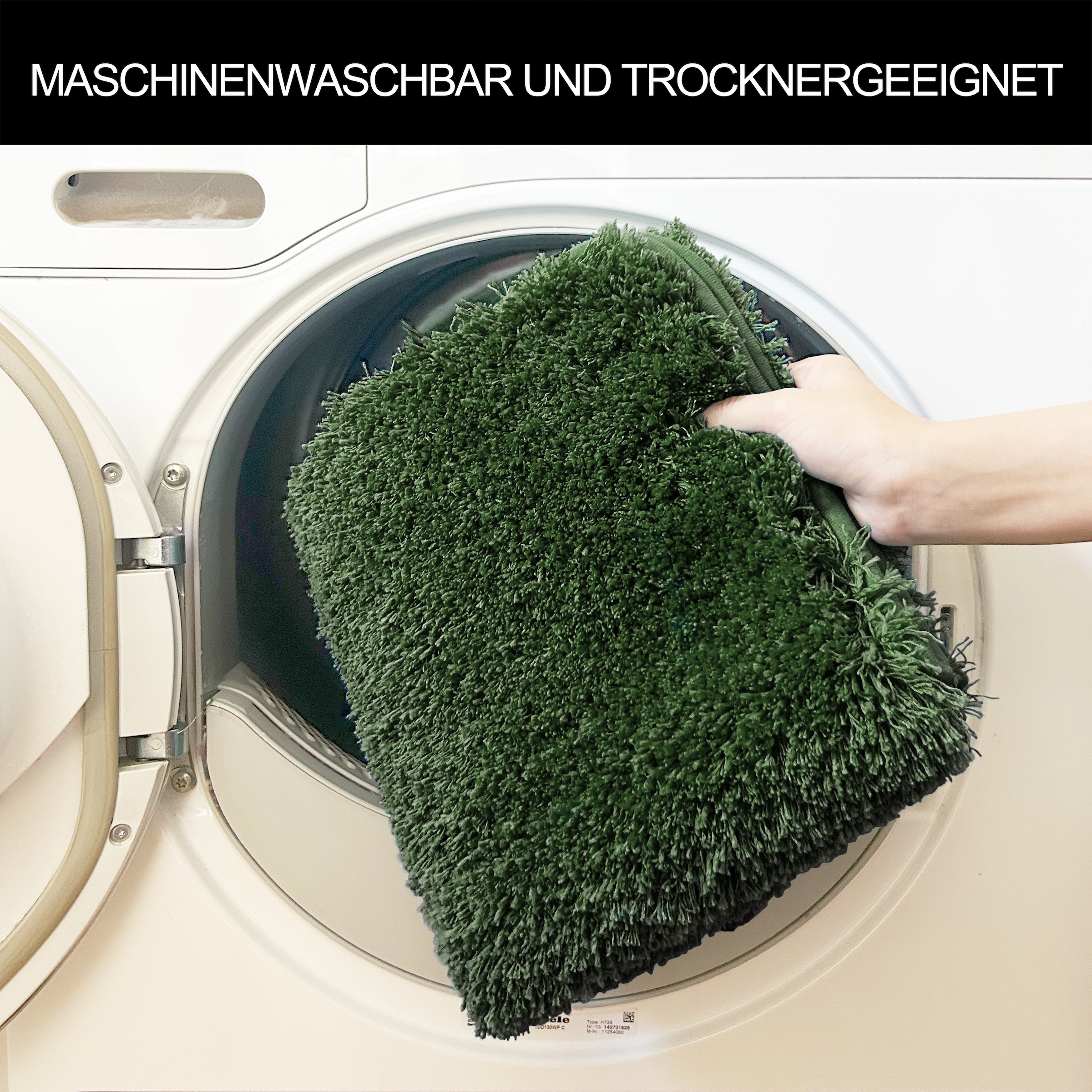 Möve Tapis de bain »Superwuschel, Badvorleger, Badezimmer Teppich« Höhe 40 mm Mikrofaser-Badematte, Badteppich, rechteckig, rund & als 3-tlg. Set