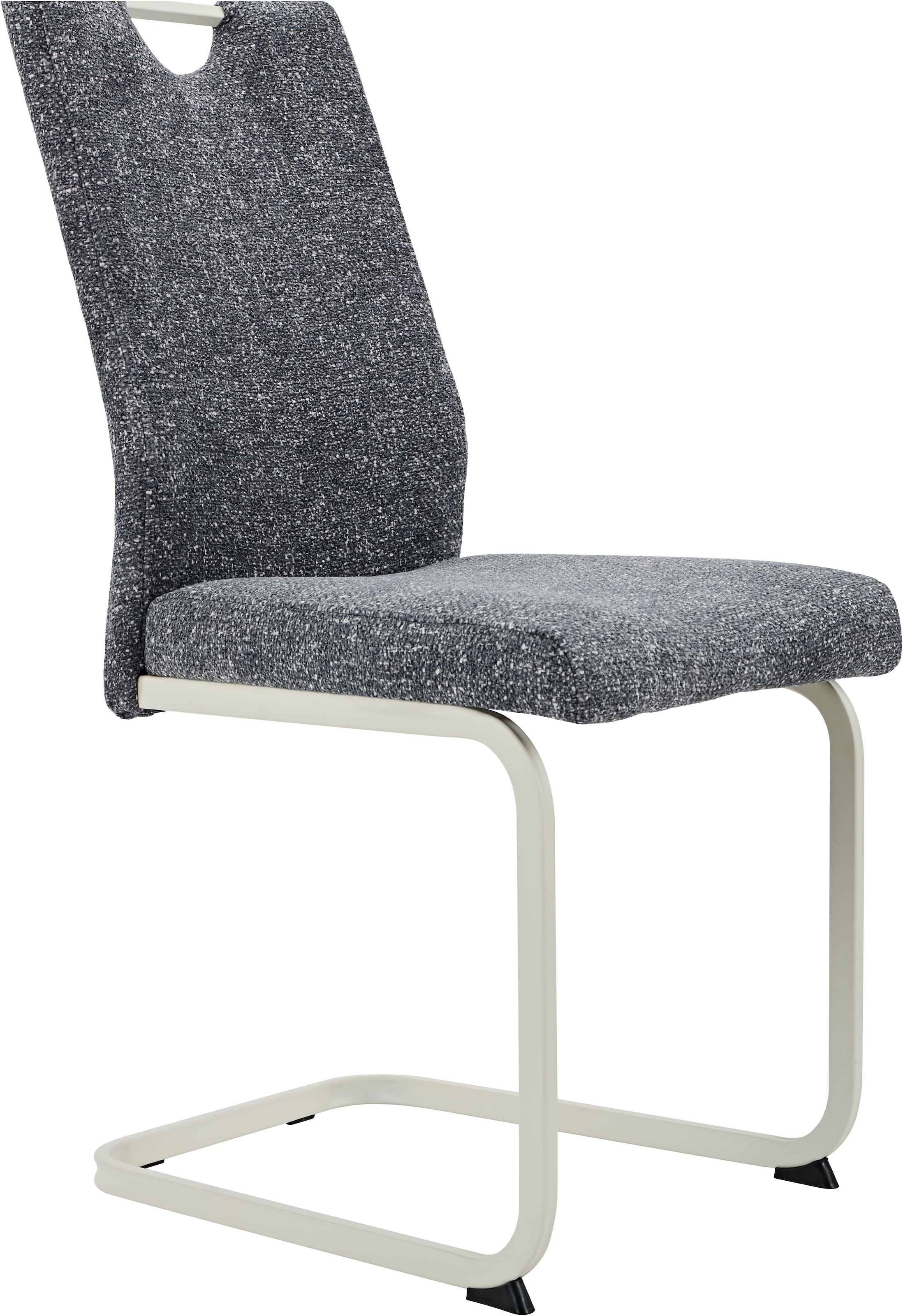 HELA Chaise cantilever »TIVOLI« (Ensemble) 1 cuisfauteuil cantilever, structure blanc perle, avec poignée, charge max. 140 kg
