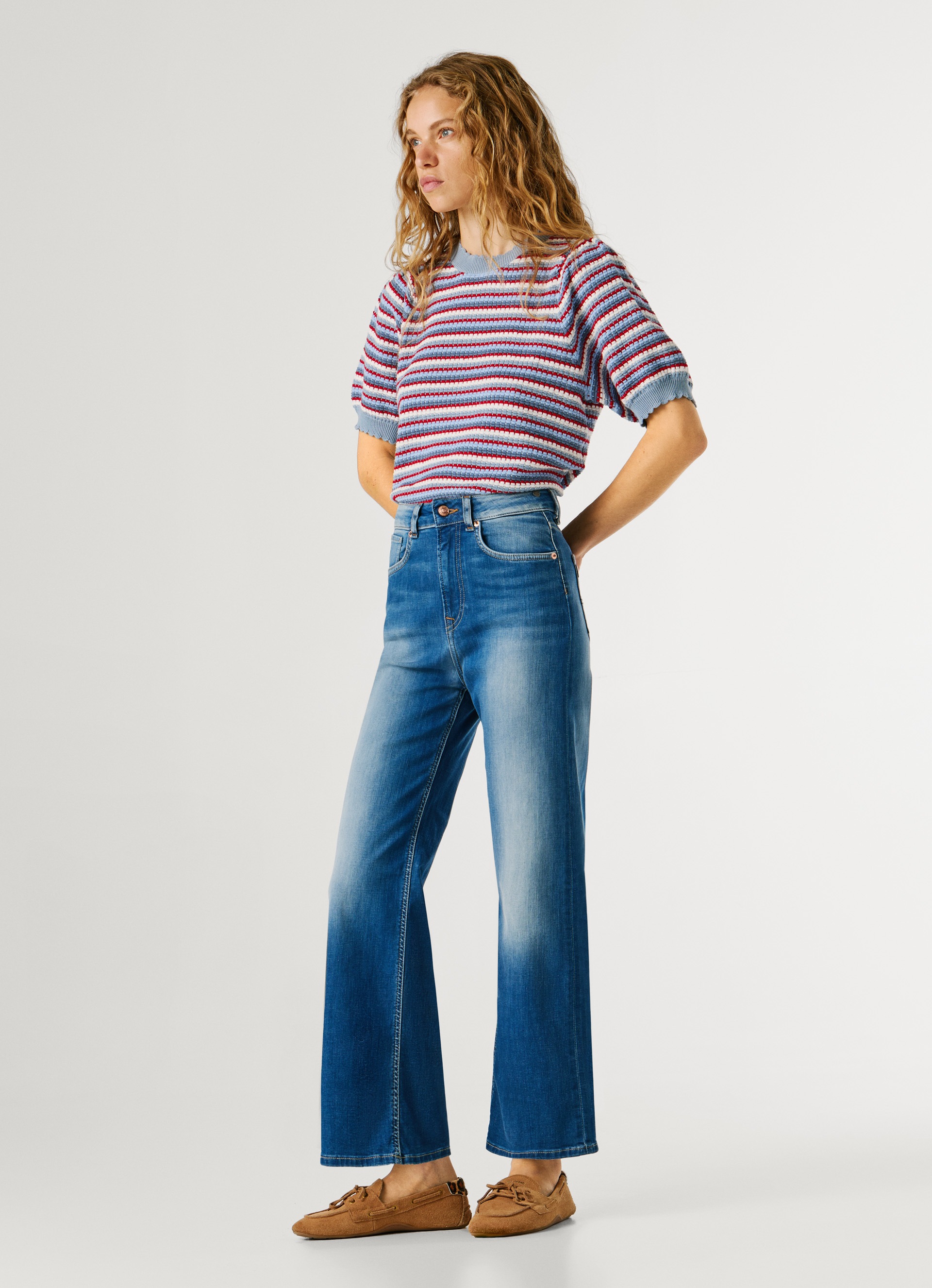 Pepe Jeans Straight-Jeans »UHW – Ultra High Waist« mit hohem Bund
