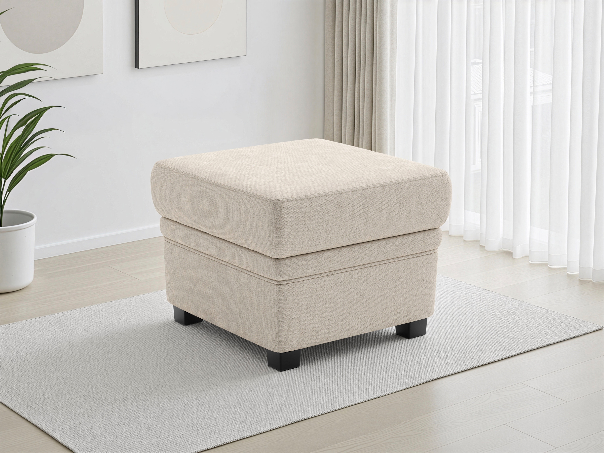 sit&more Polsterhocker »Savona, B: 58 cm« 1 Stk. tlg. individuell zu kombinieren