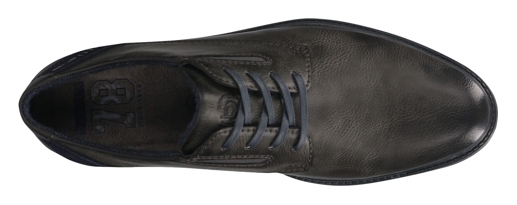 bugatti Schnürschuh  Anzugschuh, Business Schnürschuh mit modischem Fersen-Flag
