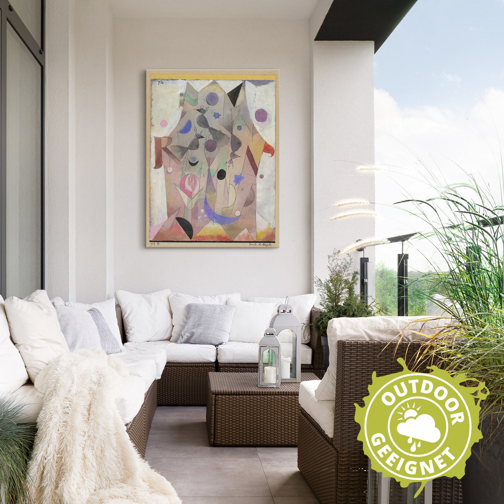 Artland Impression alu-dibond »Persische Nachtigallen. 1917« 1 cuis tlg. für Innen- und Aussenbereich geeignet, Outdoorbild