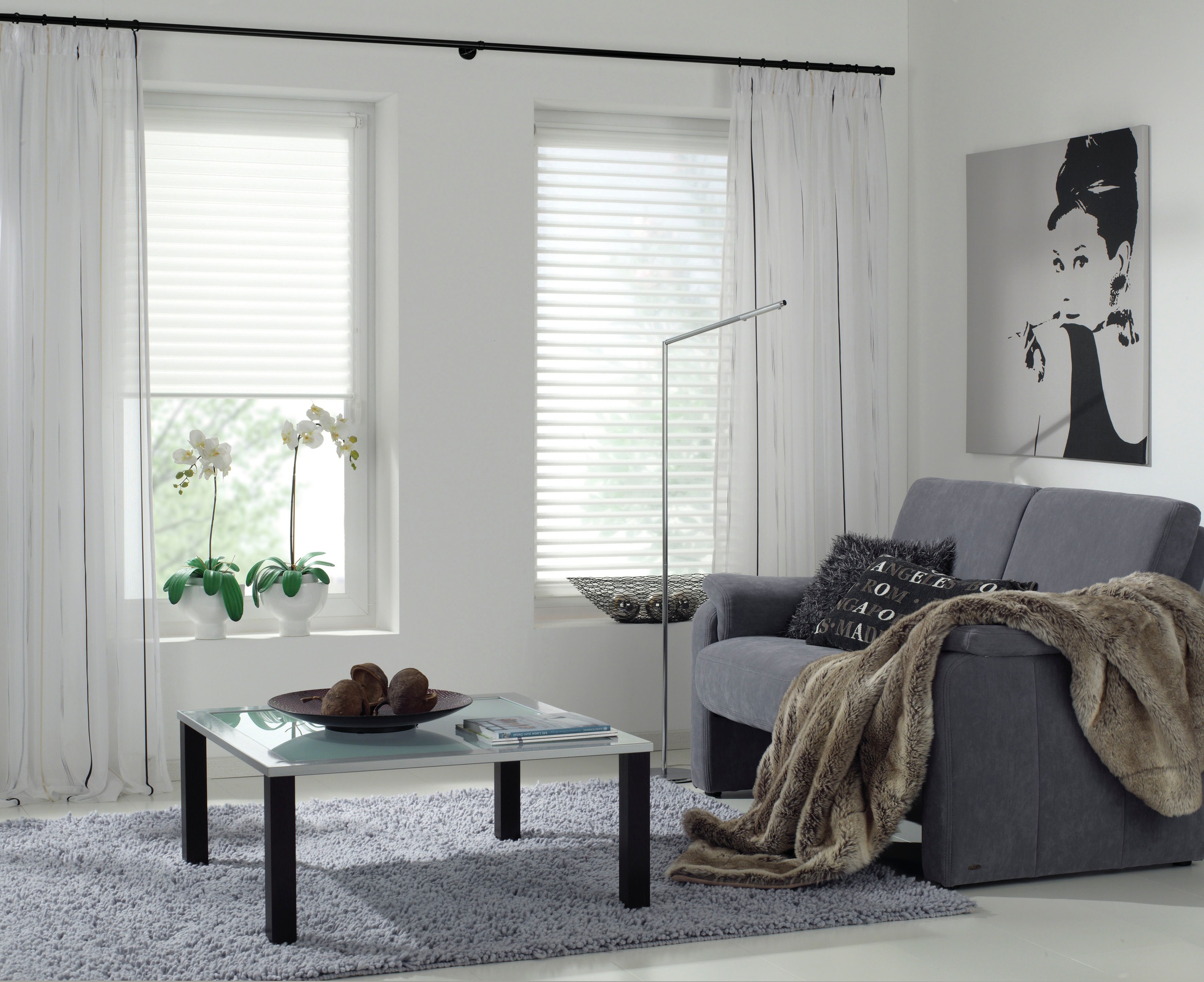 GARDINIA Support »Wandträger geschlossen für Gardinenstange« Serie Einzelprogramm Chicago Ø 20 mm