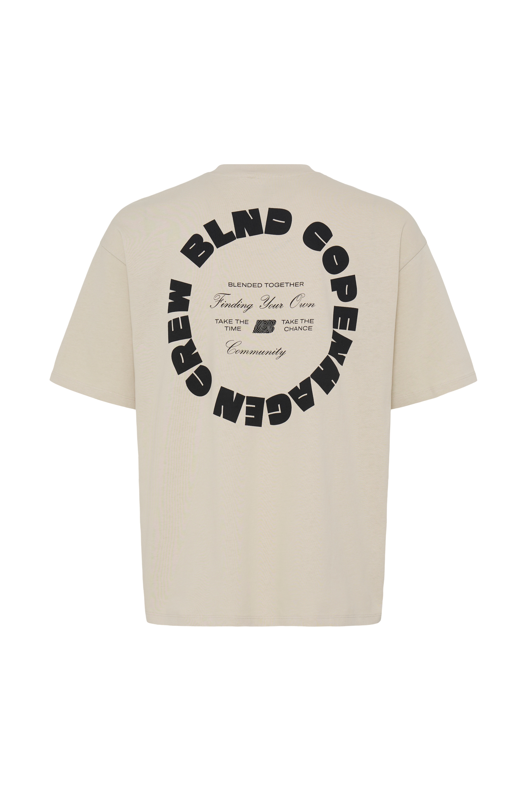 Blend Rundhalsshirt »BHLUCIUS S/S WASH PRINT TEE« Baumwolle, relaxed fit