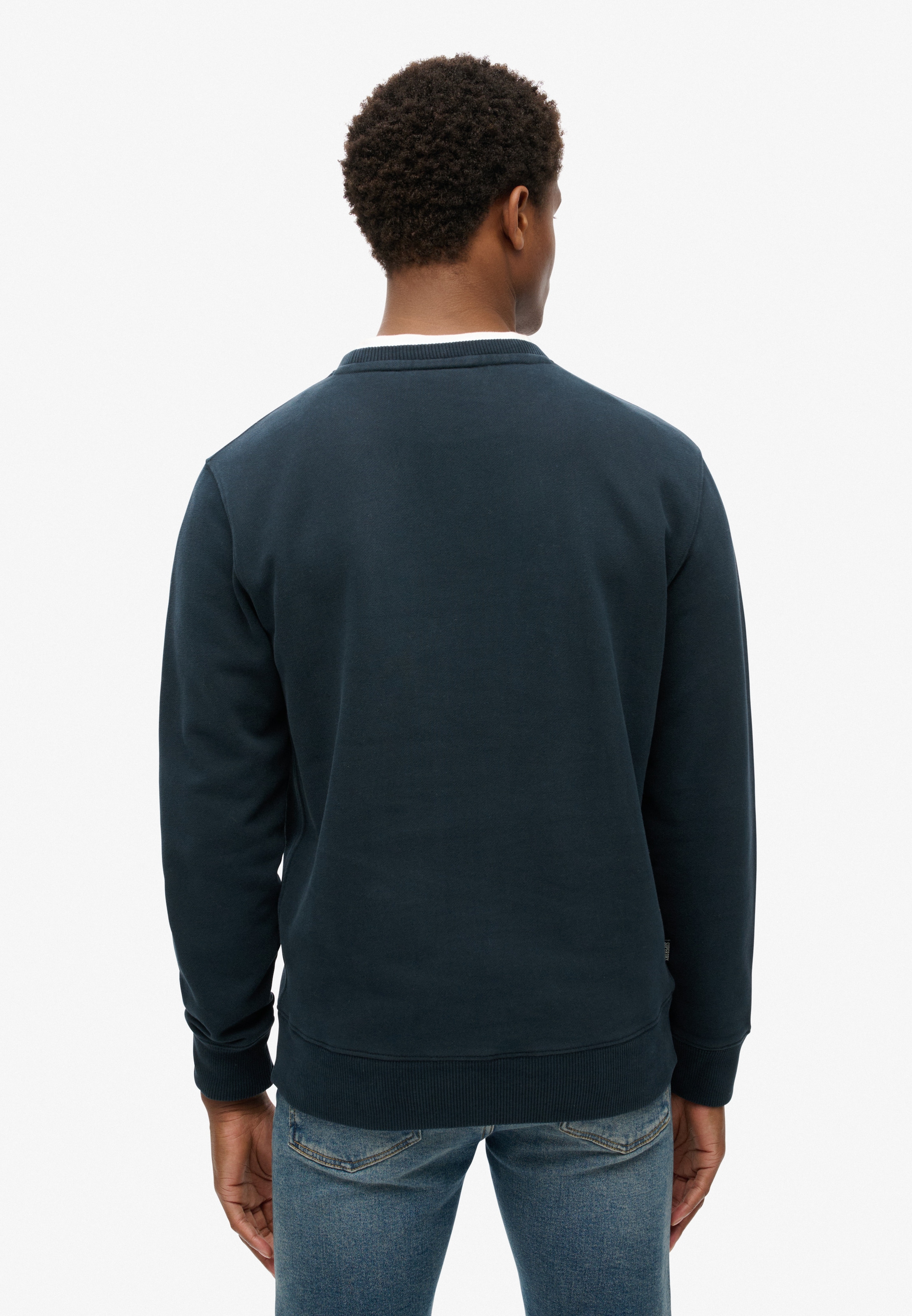 Superdry Sweatshirt »ESSENTIAL LOGO CREW SWEATSHIRT«, Baumwollmischung, loose fit
