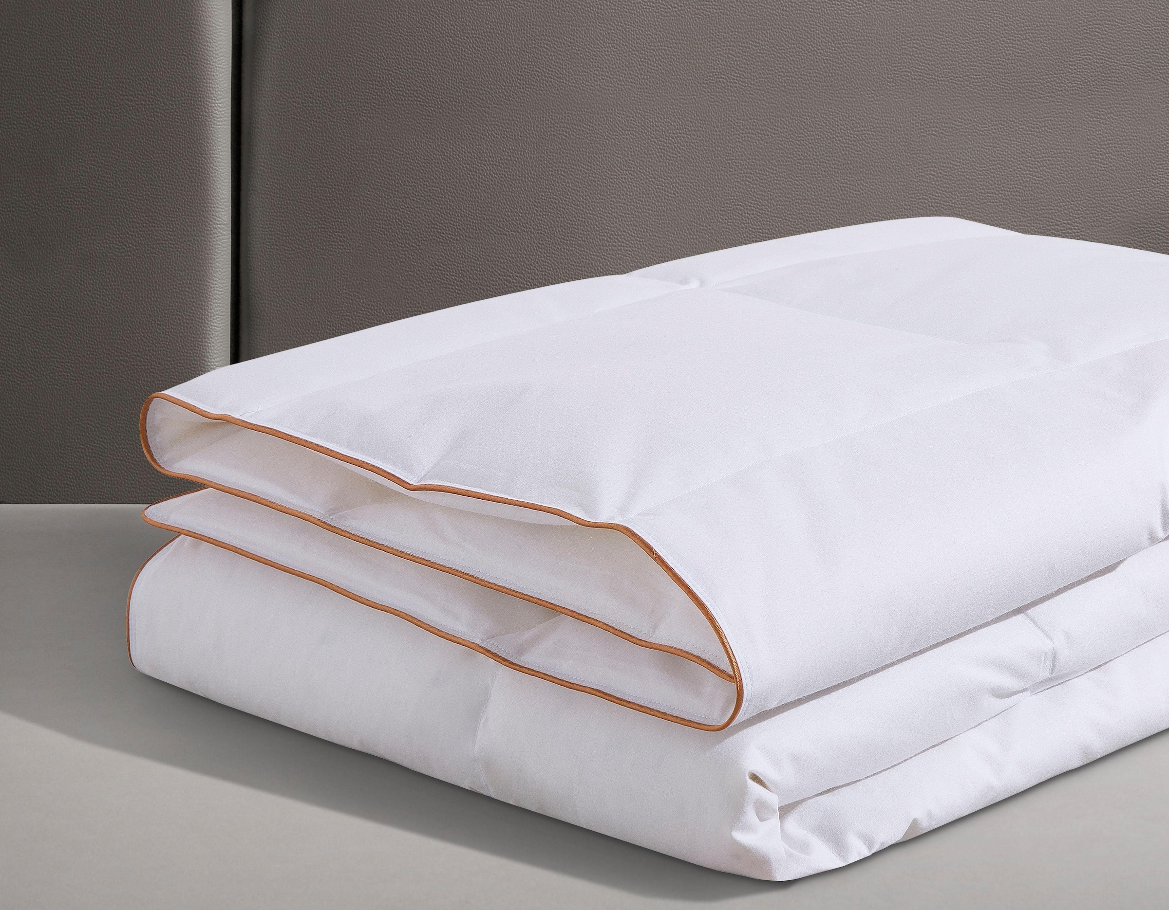 RIBECO Daunenbettdecke + Kopfkissen »Ella« Set (Daunendecke + Kissen) zum Top-Preis!