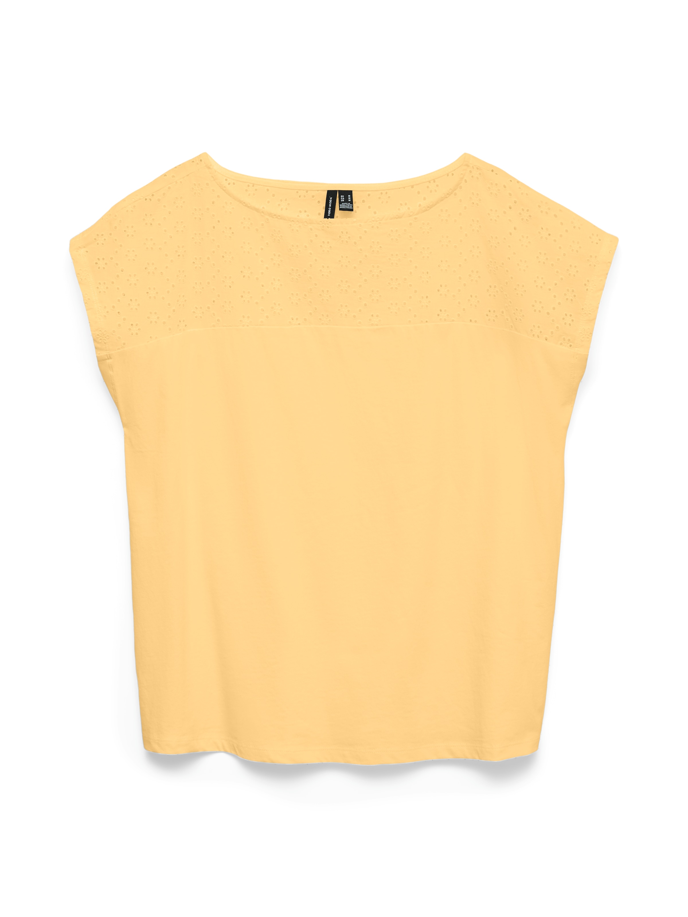 Vero Moda Top en dentelle »VMJANNI CS BOAT NECK TOP JRS GA« Coton