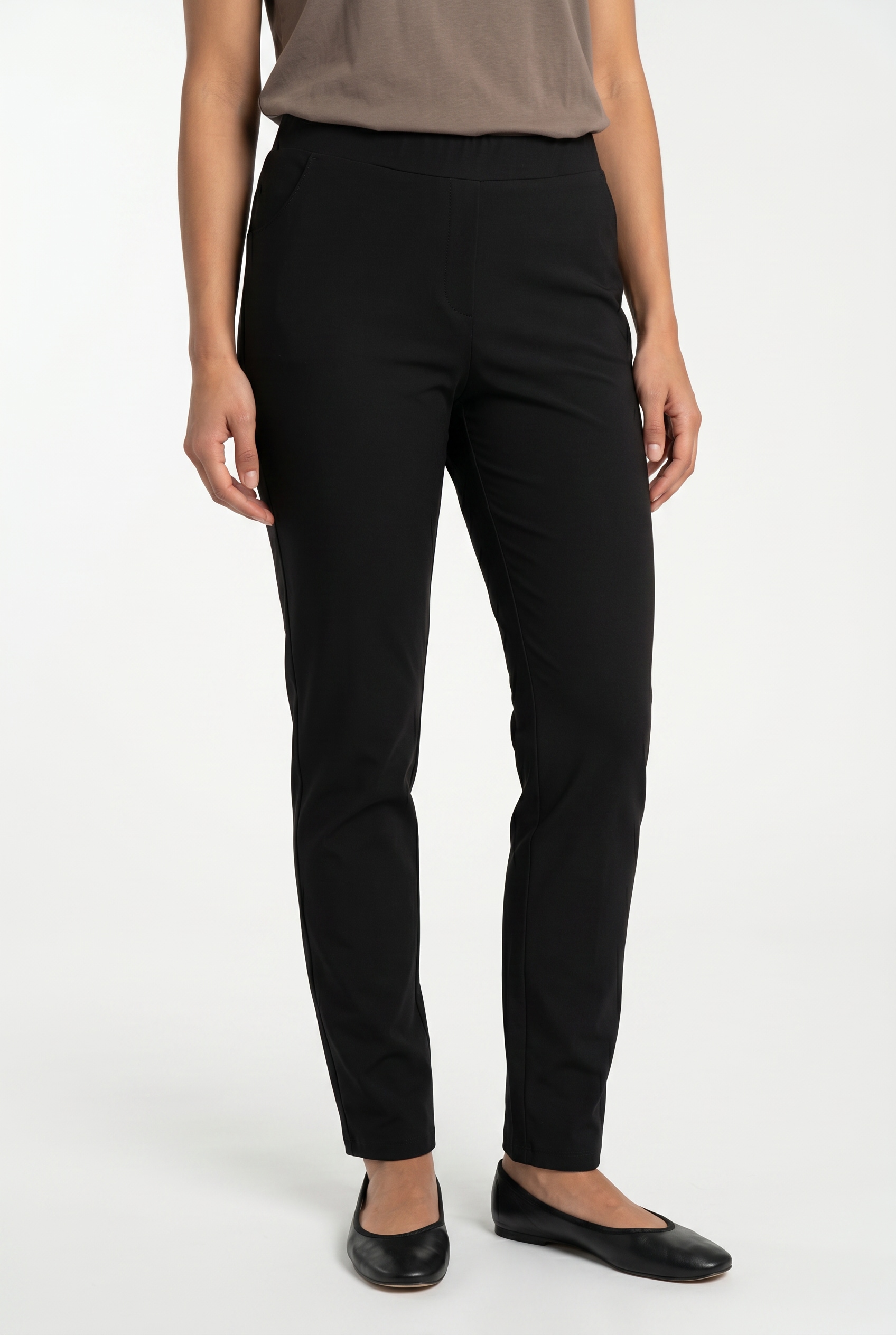 KjBRAND Pantalon à enfiler  tissu bi-élastique, respirant, infroissable et anti-boulochage