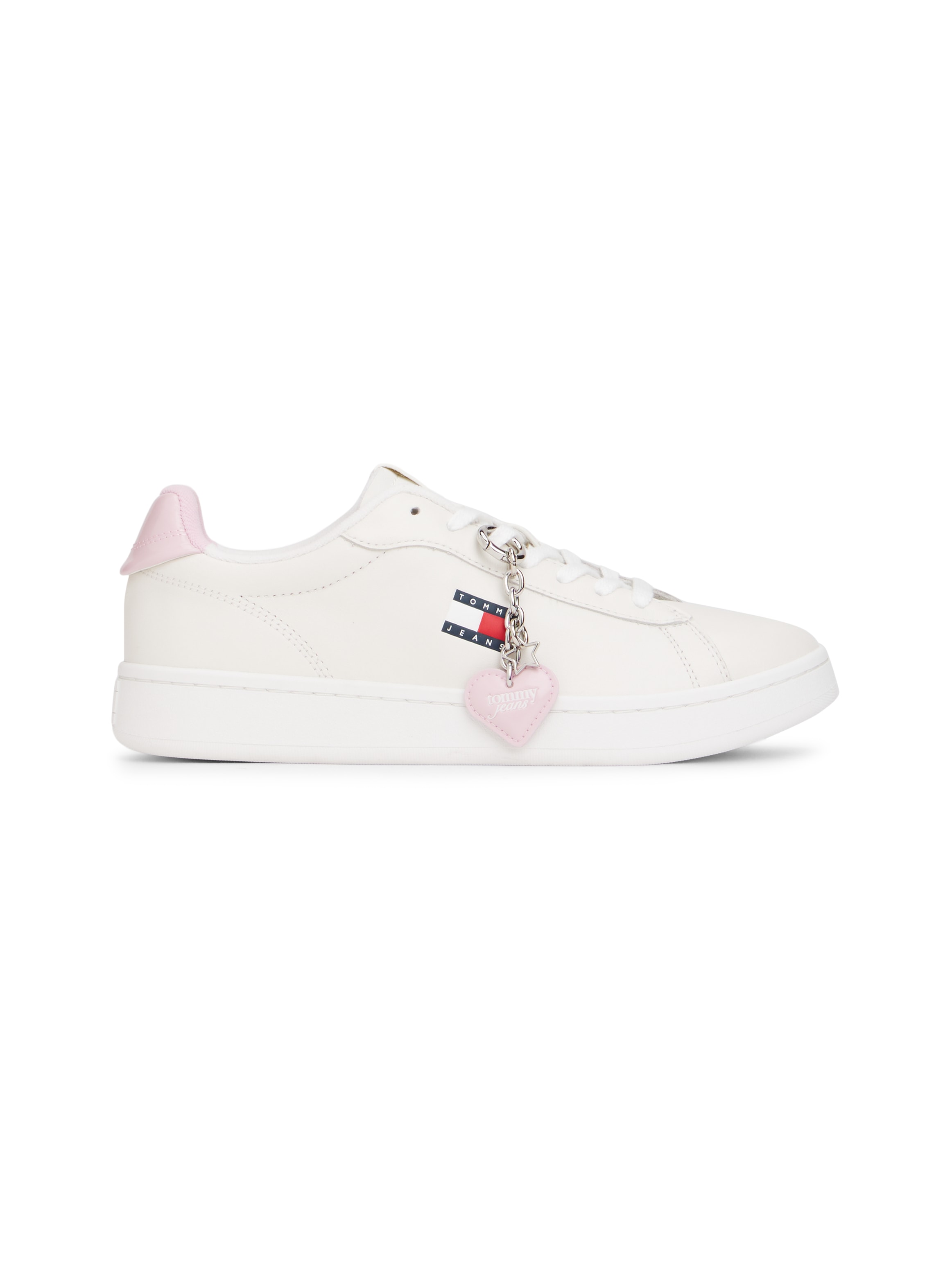 Tommy Jeans Plateausneaker »ARCHIVE '98 VALENTINES«  Freizeitschuh, Halbschuh, Schnürschuh mit Herzchen-Anhänger