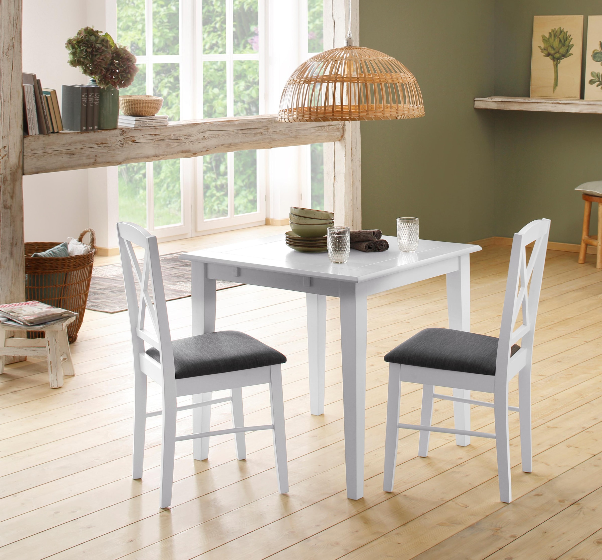 GOODproduct Esstisch »Fullerton« aus massivem Kiefernholz, in drei verschiedenen Grössen