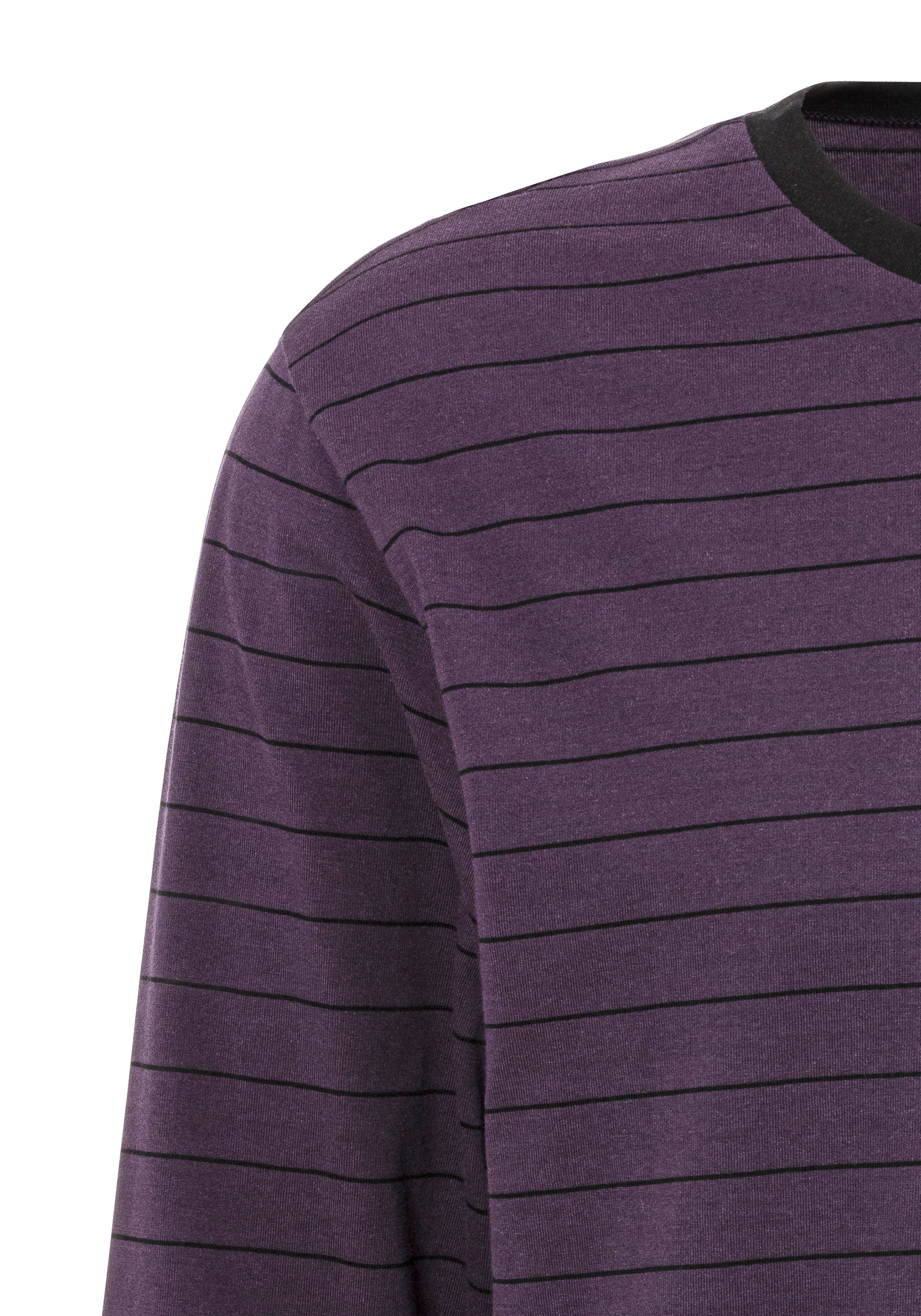 s.Oliver Pyjama 1 Stück, 2 Stk. tlg., modisch gestreiftes Oberteil