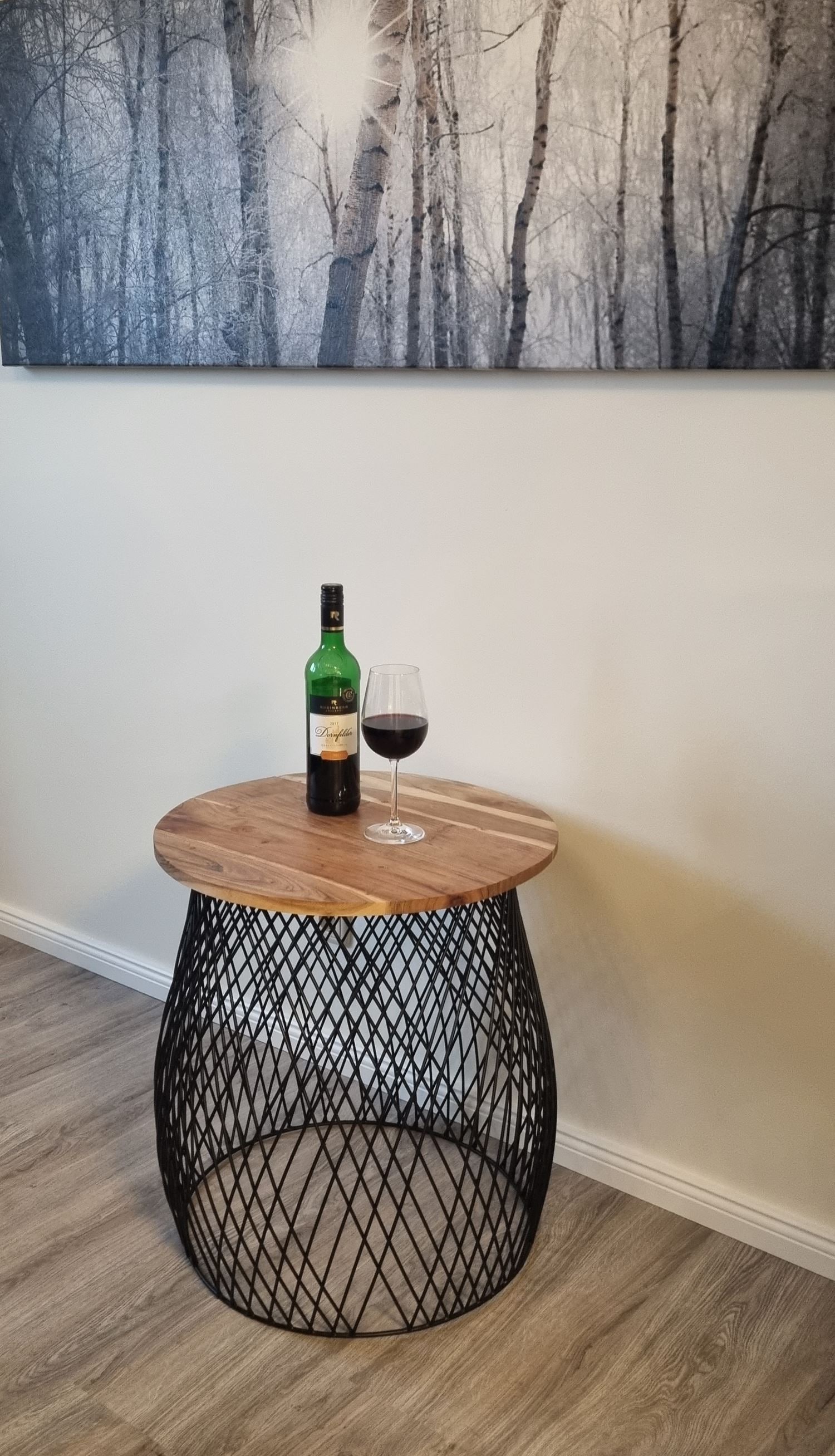 Ambiente Haus Table d'appoint »Urban rundes Beistelltisch käfig -H 50cm« 1 cuis tlg.