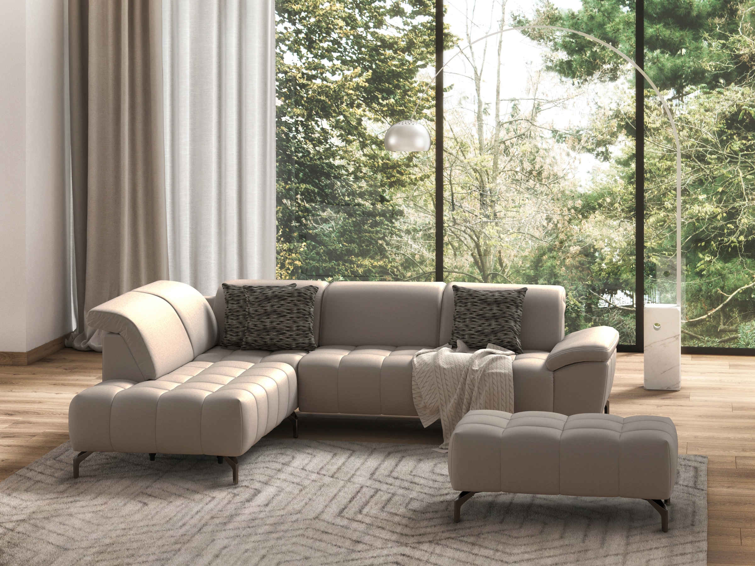sit&more Hocker »Cool« mit schwarzen Füssen