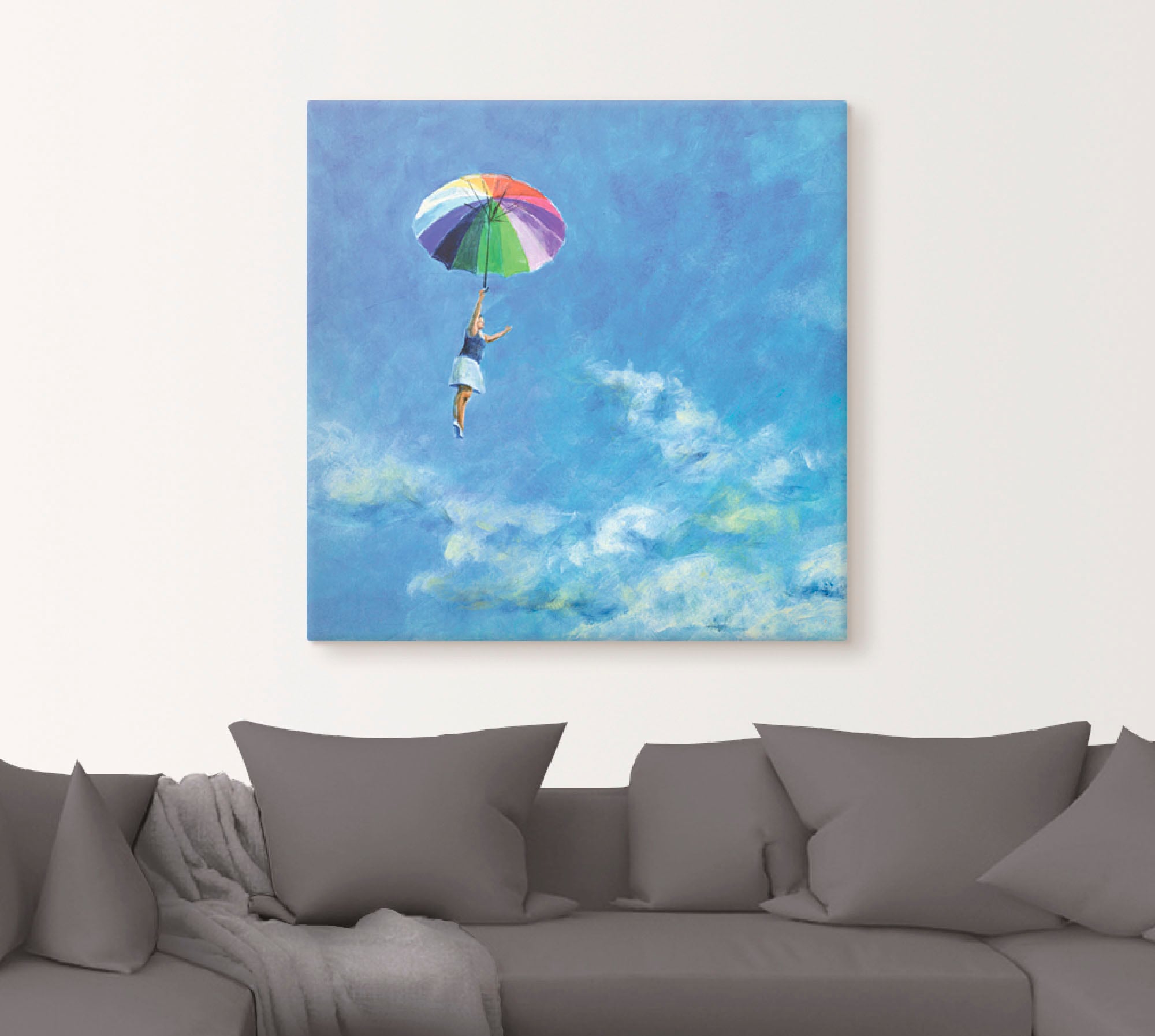 Artland Tableau sur toile »Das Leben leben« 1 cuis tlg. auf Holzrahmen gespannt