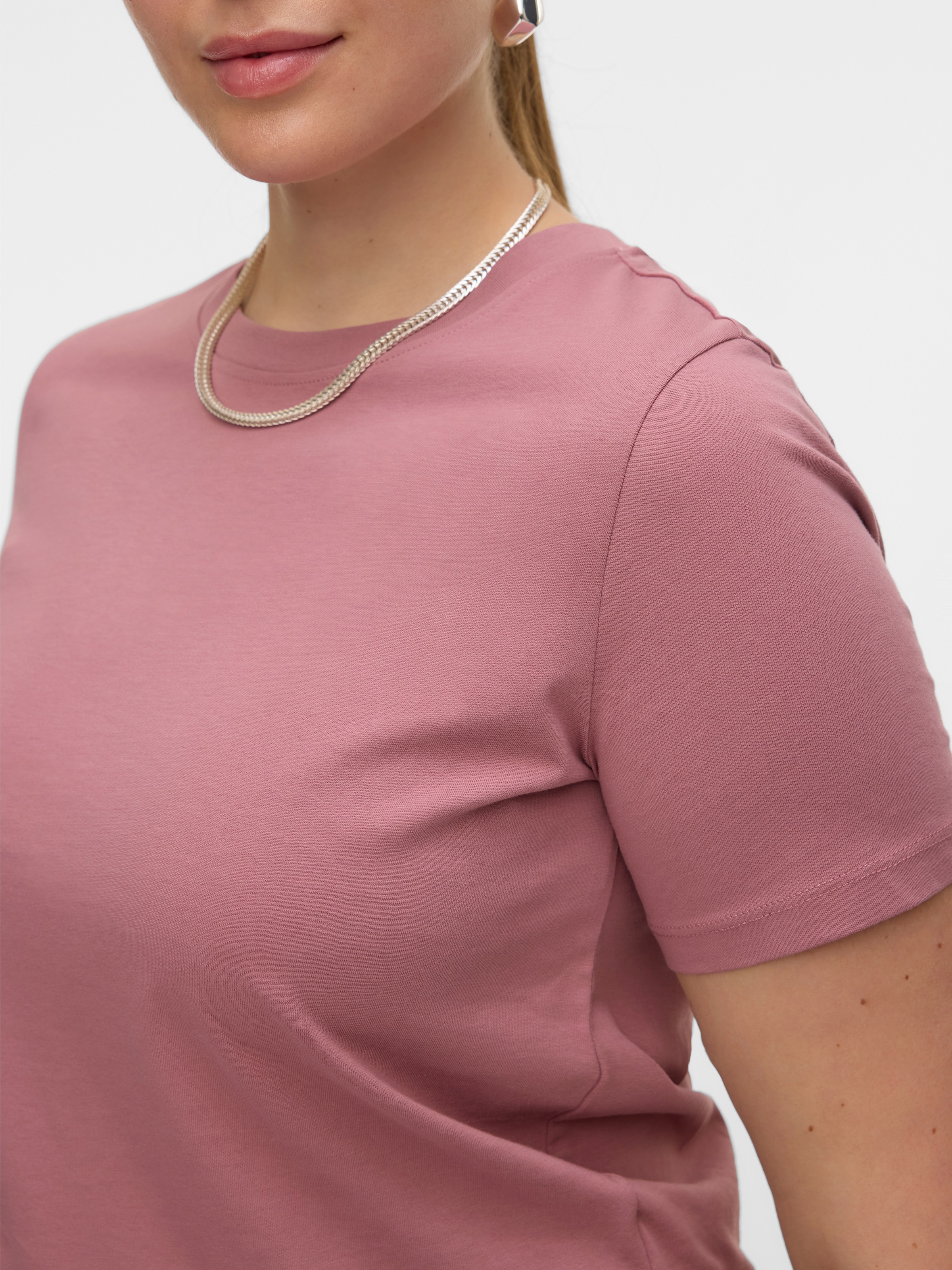 Vero Moda T-shirt à manches courtes »VMPAULINA SS T-SHIRT GA JRS NOOS« Baumwolle, regular fit