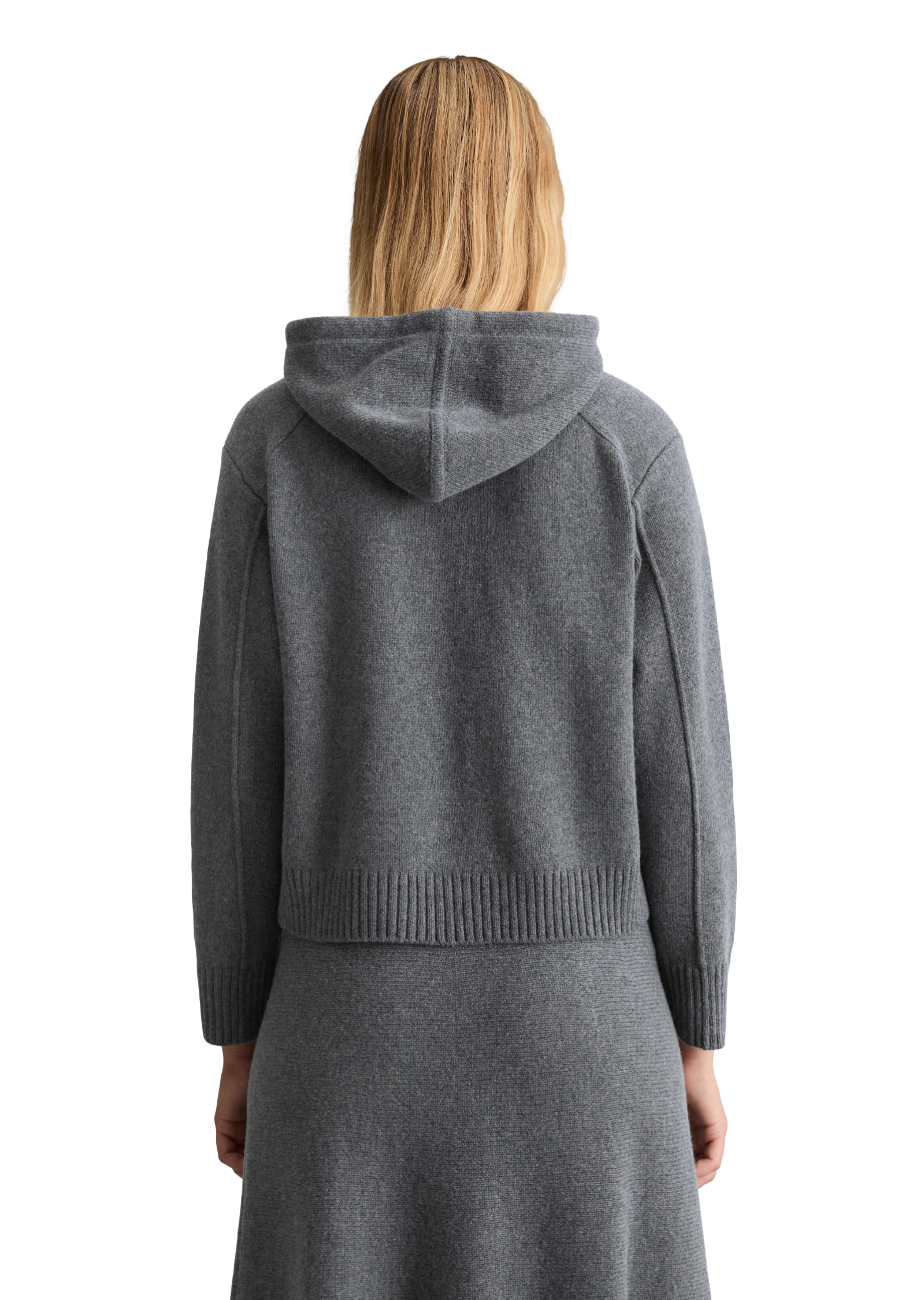 Marc O'Polo DENIM Pull à capuche »relaxed aus weichem Wolle-Mix«