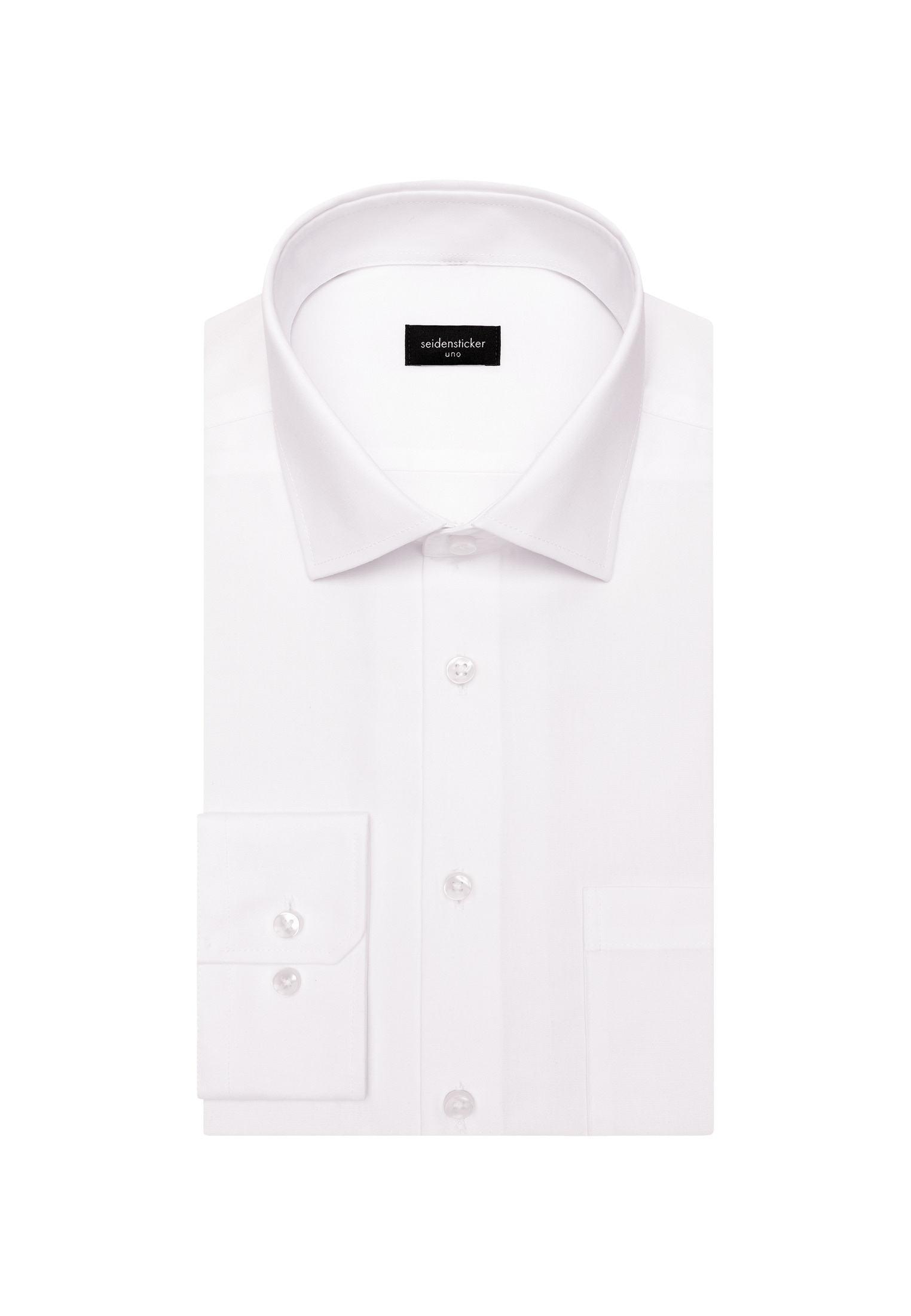 seidensticker Chemise d'affaires »Schwarze Rose« Regular 1/1 Kentkragen Uni
